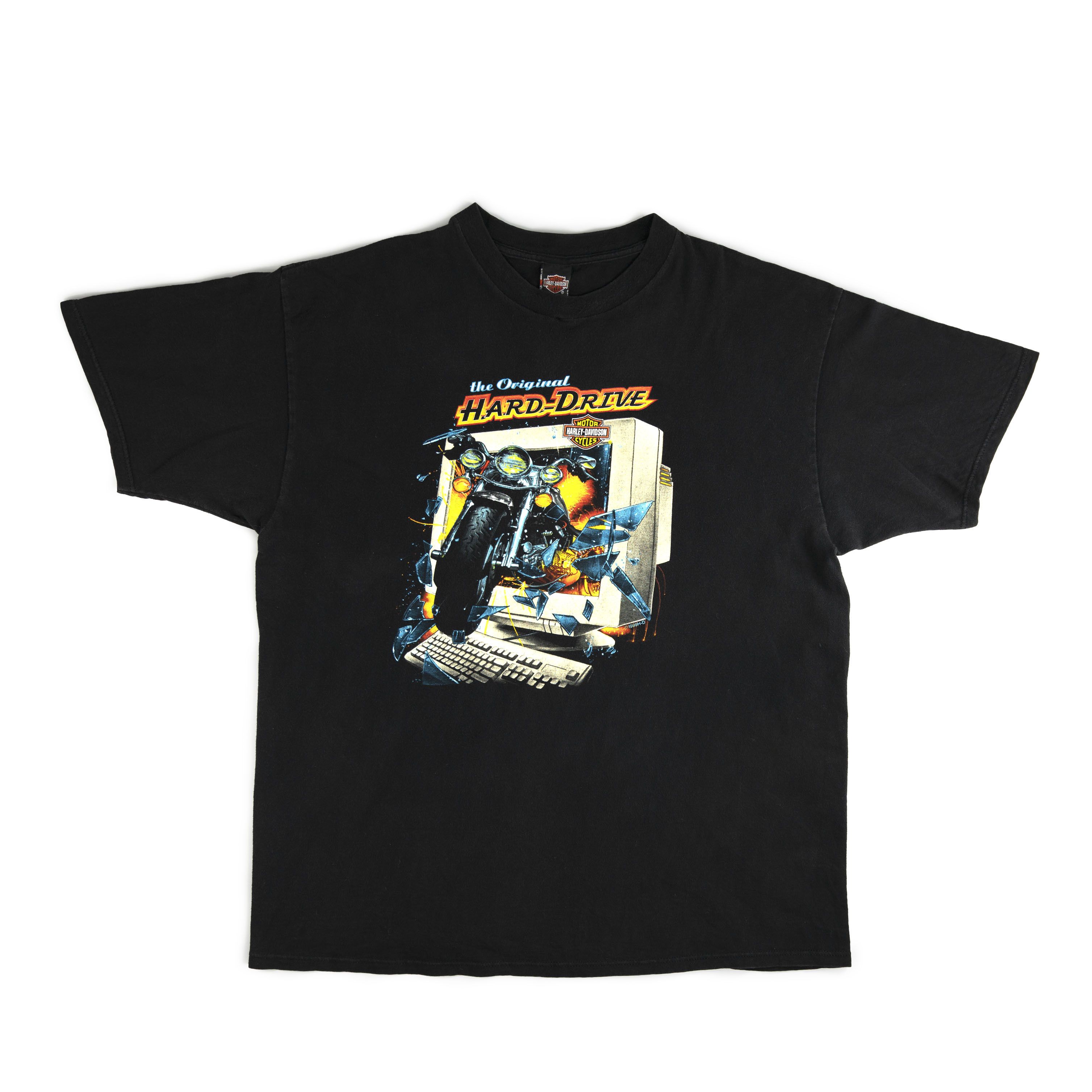 Harley Davidson Vintage 1999 Harley Davidson Hard Drive Tee Shirt Size US XXL / EU 58 / 5 - 1 Thumbnail