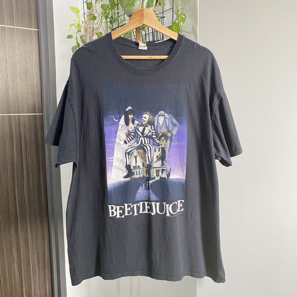 Expert Horror Thrashed Faded Vintage Beetlejuice Horror ERD GRUNGE TEE Size US XL / EU 56 / 4 - 1 Thumbnail