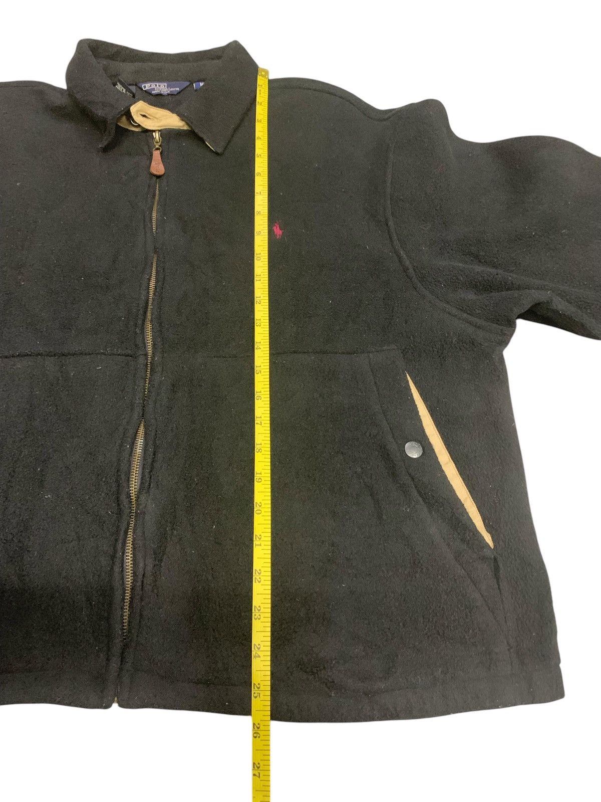 Polo Ralph Lauren × Vintage Vintage 90's Polo Ralph Lauren Small Logo Fleece Zipper Down Size US M / EU 48-50 / 2 - 8 Thumbnail