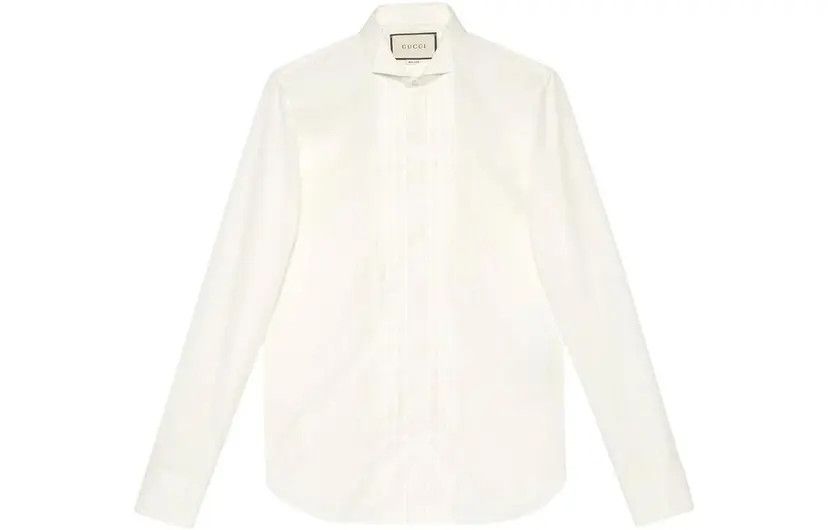 Gucci o1la5ras0426 Cotton Poplin Shirt in Off-White Size US S / EU 44-46 / 1 - 1 Preview