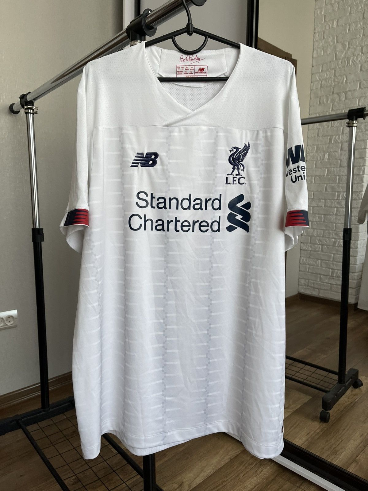 New Balance 2019/2020 New Balance Liverpool Soccer Jersey T-Shirt Tee Size US XXL / EU 58 / 5 - 1 Thumbnail