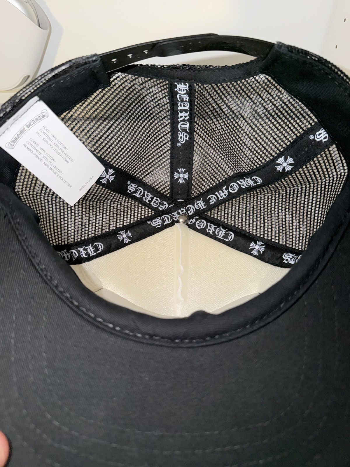 Chrome Hearts Chrome Hearts FUCK Trucker Hat Size ONE SIZE - 5 Thumbnail
