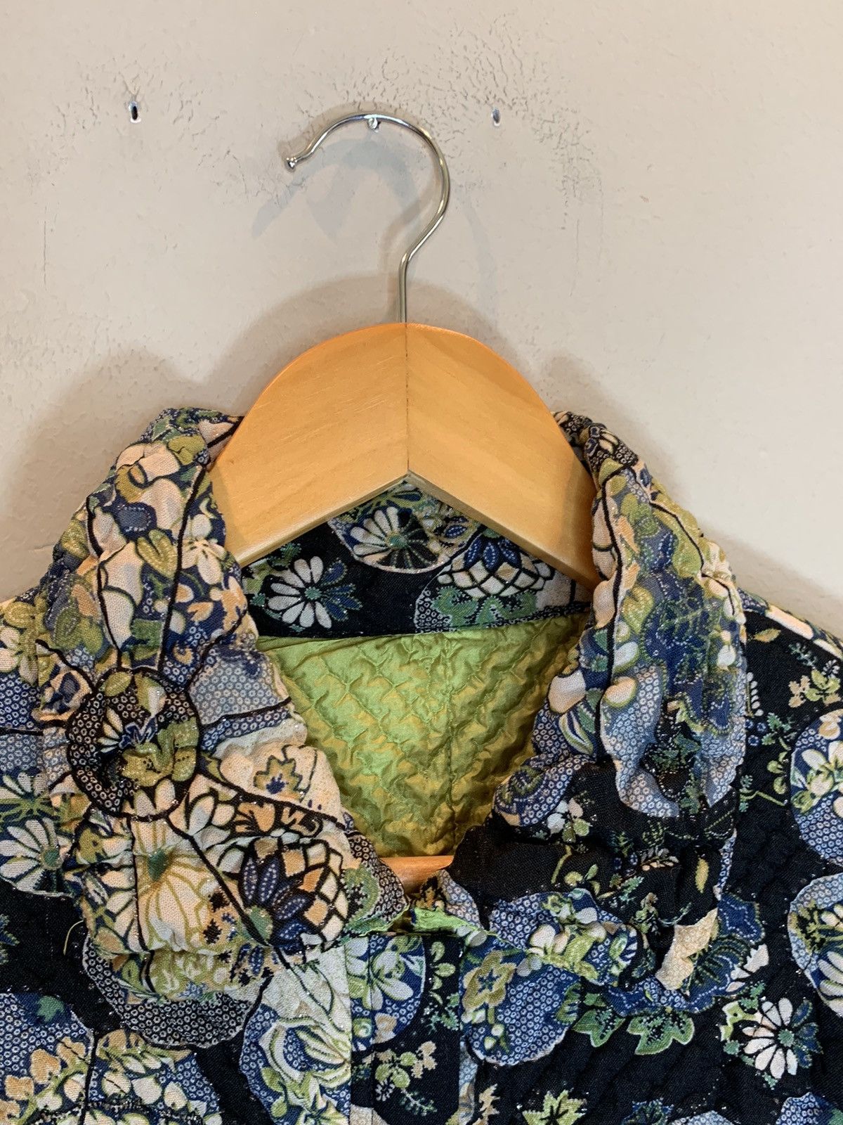 Vintage *RARE* Vintage 1990’s Japanese Flower Knit Reversible Jacket Size US S / EU 44-46 / 1 - 8 Thumbnail