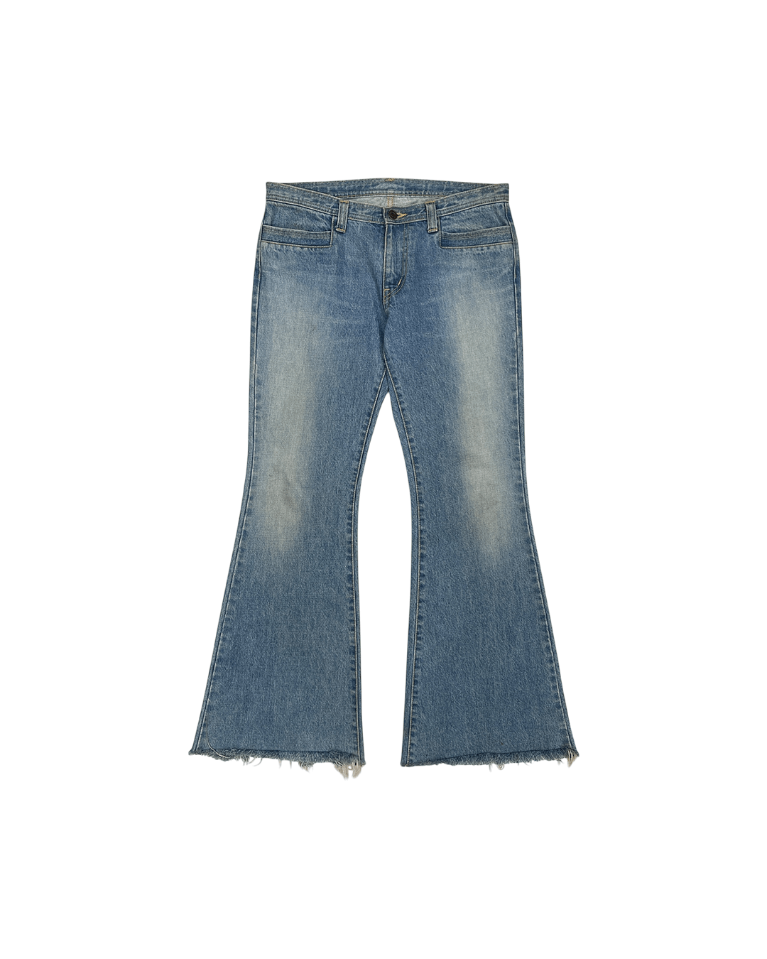 Hysteric Glamour Hysteric Glamour The Super Hys Printed Bootcut Denim Pants Size US 32 / EU 48 - 1 Thumbnail