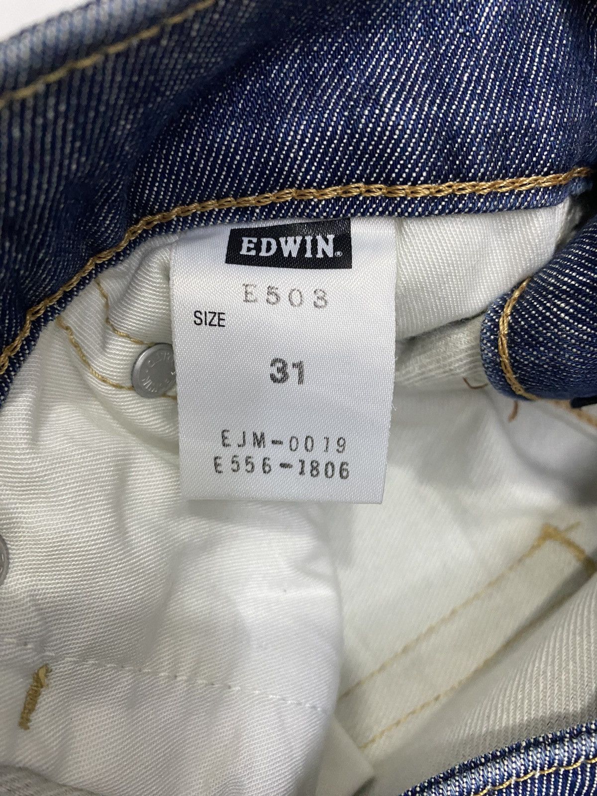 Edwin EDWIN 503FLEX BAGGY DISTRESSED DENIM UNDERCOVER STYLE DESIGN Size US 31 - 9 Thumbnail