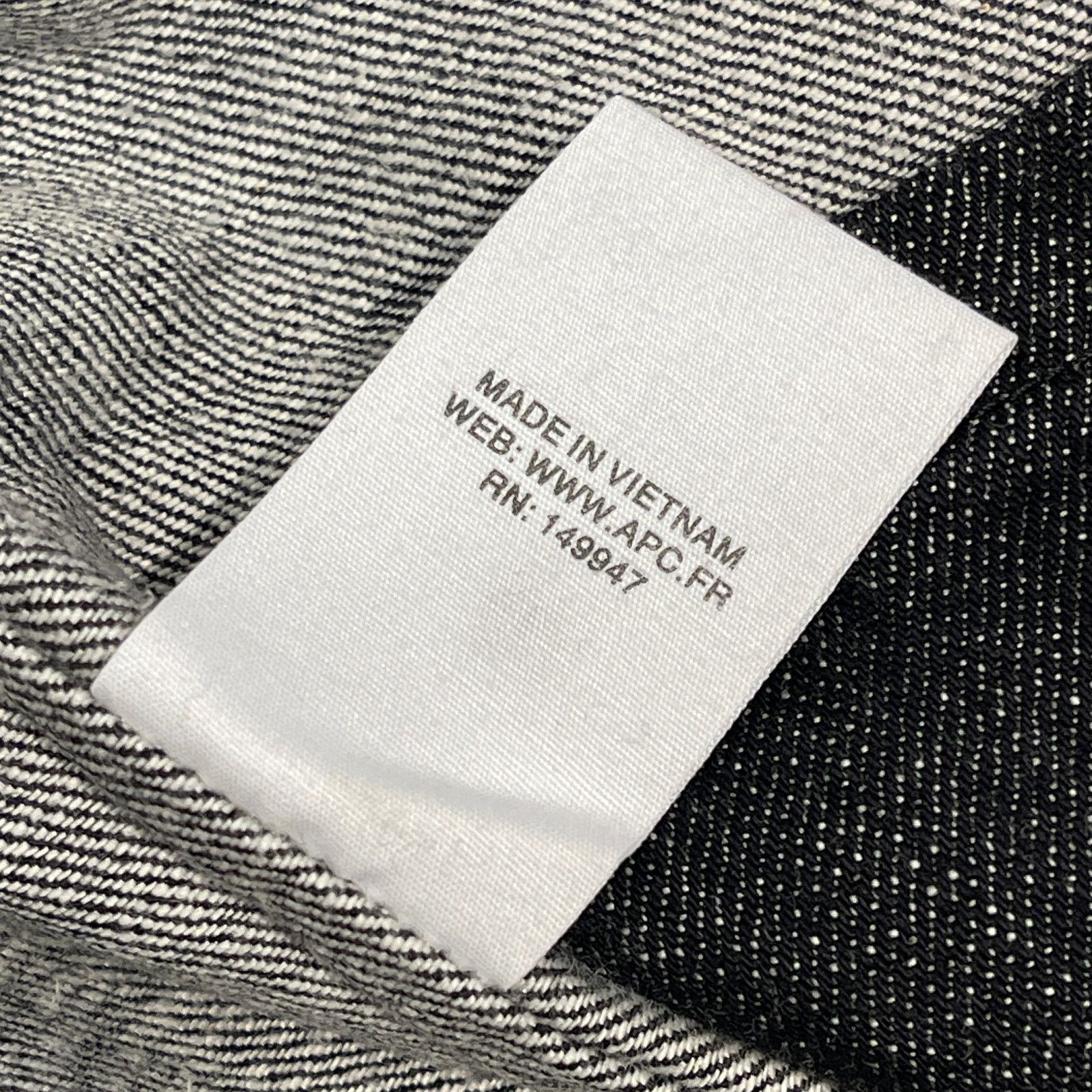 A.P.C. A.P.C. Men's Black Denim Chore Coat Size Small EUC Size US S / EU 44-46 / 1 - 5 Thumbnail