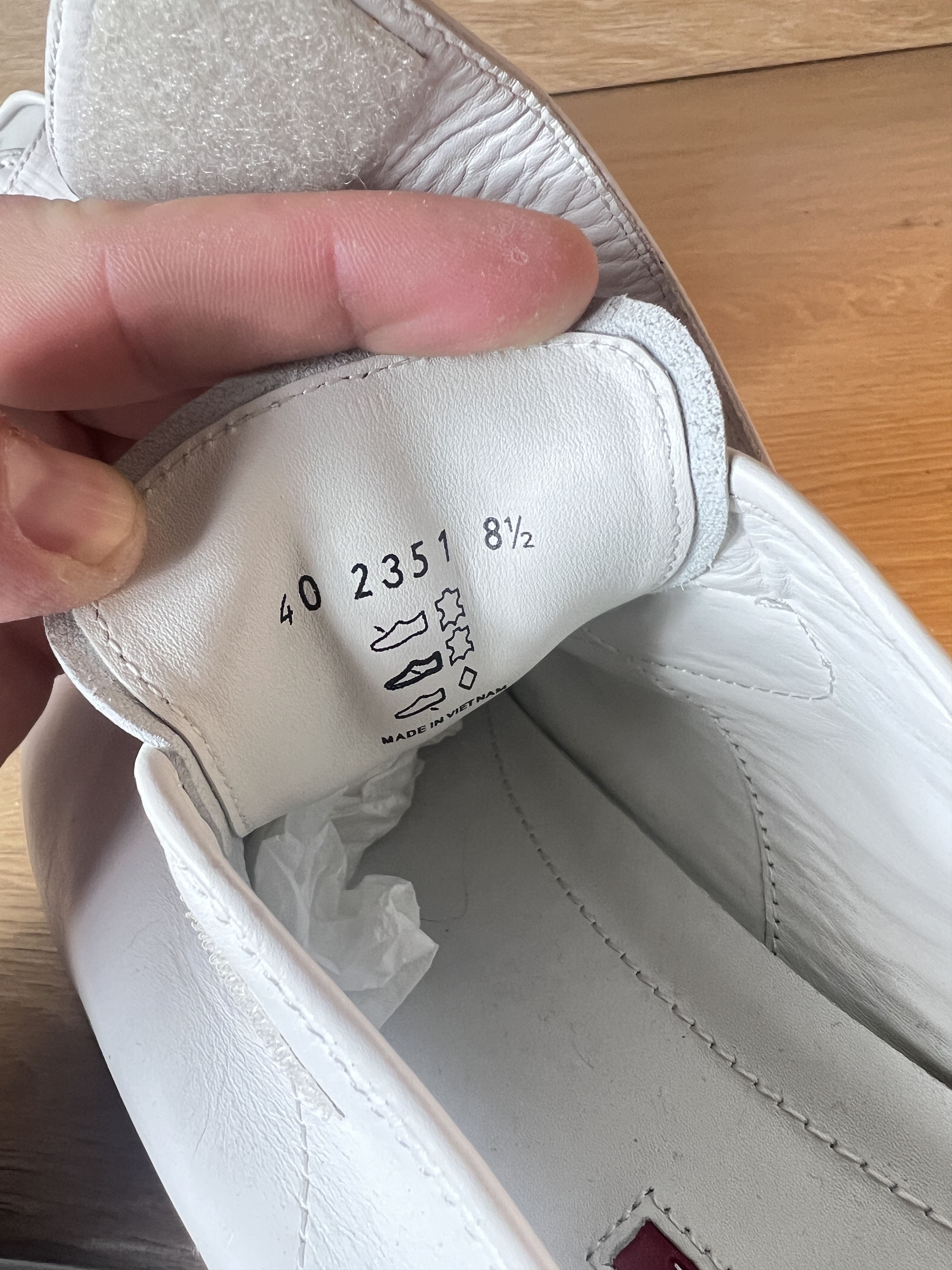 Prada prada leather sport white platform red tab Size US 8.5 / EU 41-42 - 2 Thumbnail