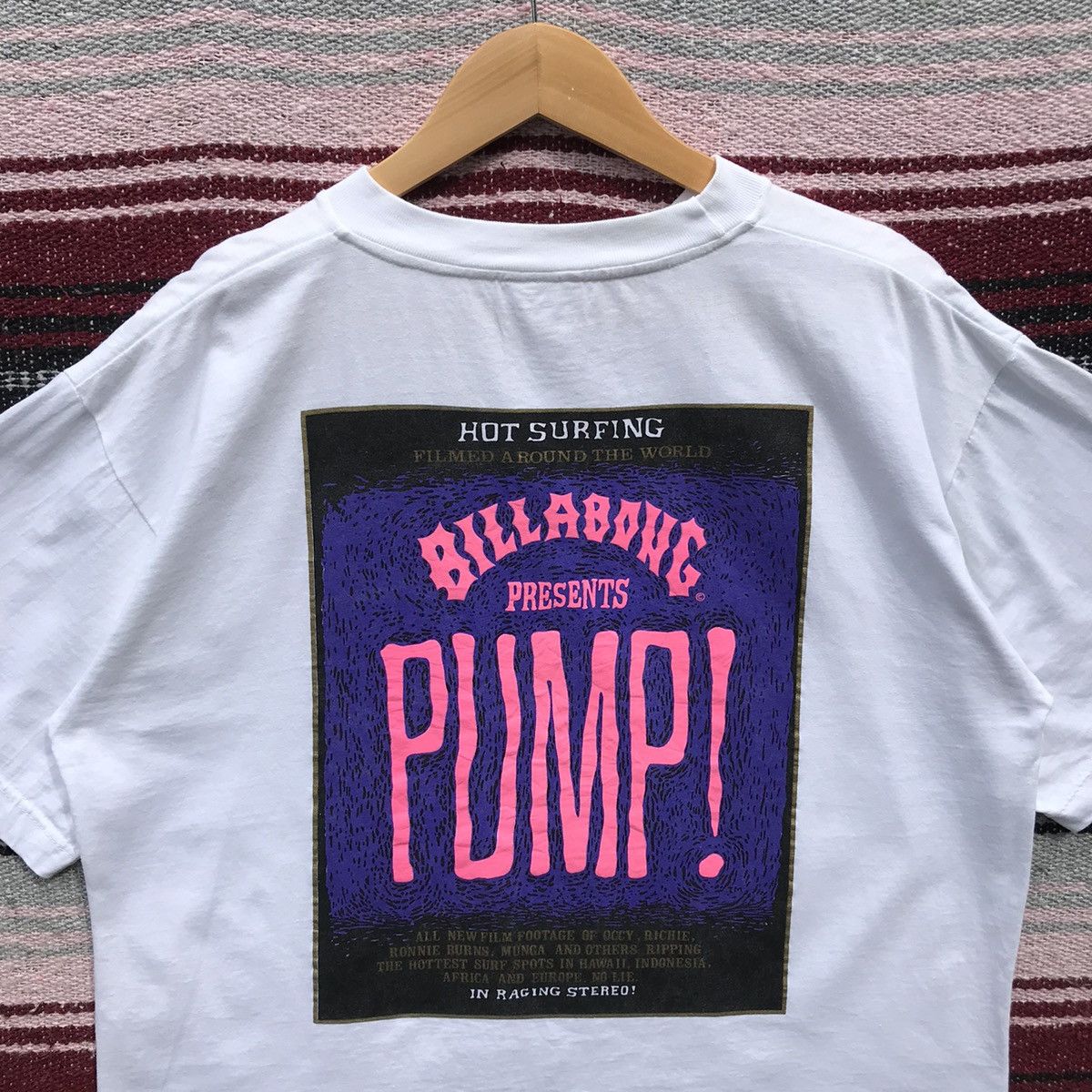 Billabong Vintage Billabong Baggy Tee Back Hit Billabong Surfboards Size US M / EU 48-50 / 2 - 5 Thumbnail