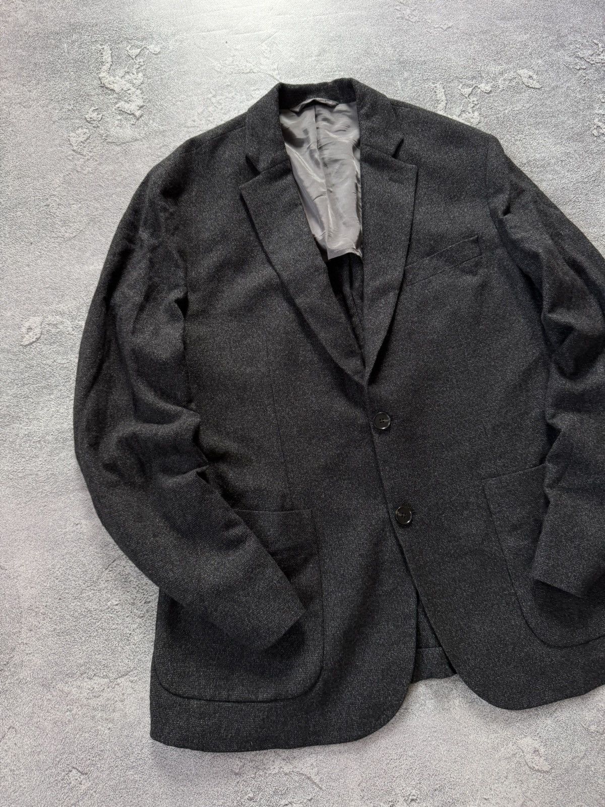 Designer × J.Lindeberg J.Lindeberg 50size blazer jacket Hopper PP unc 2 tone wool Size 50R - 3 Thumbnail