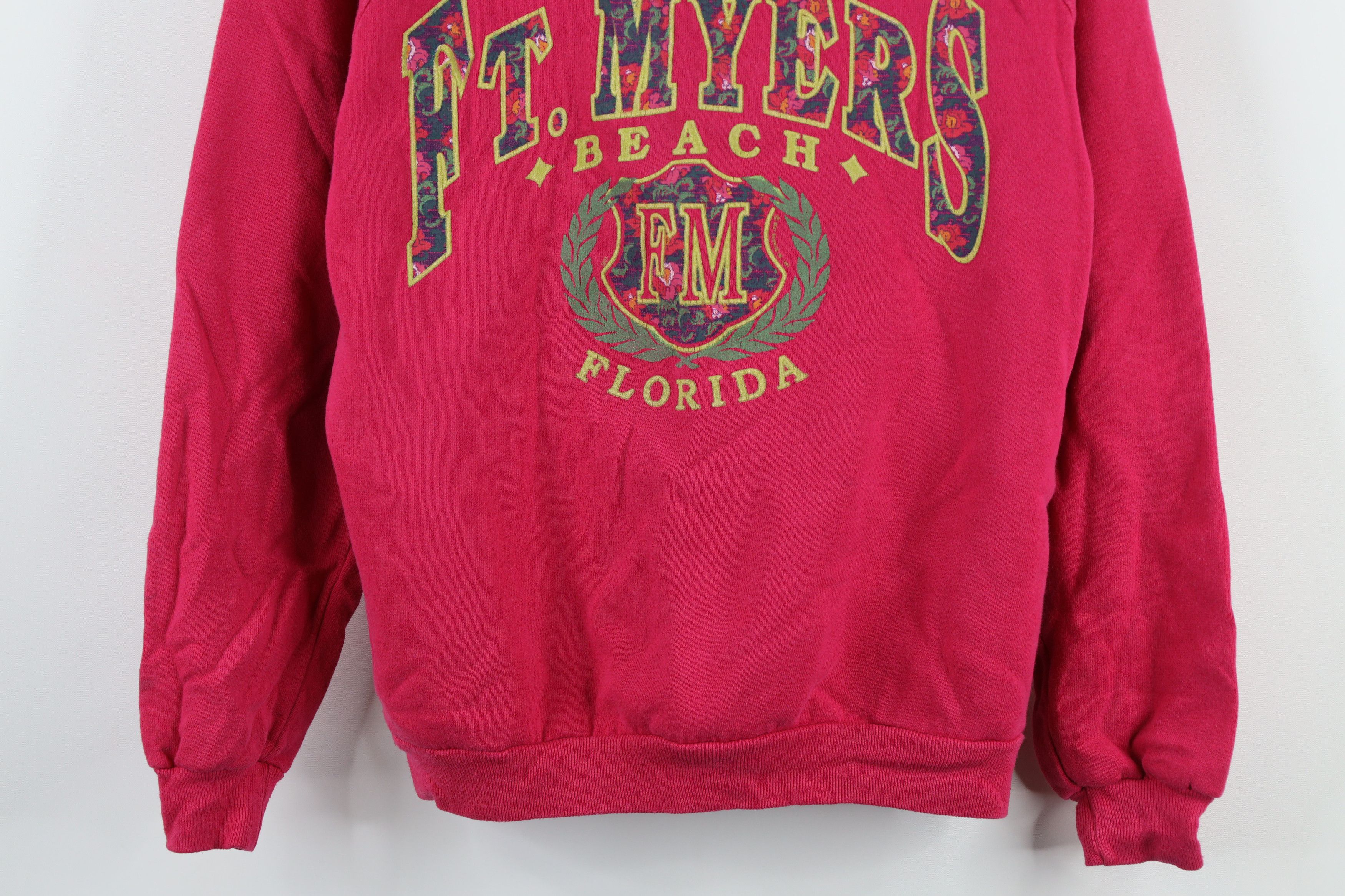 Vintage Vintage 90s Streetwear Out Ft Myers Beach Sweatshirt USA Size M / US 6-8 / IT 42-44 - 3 Thumbnail