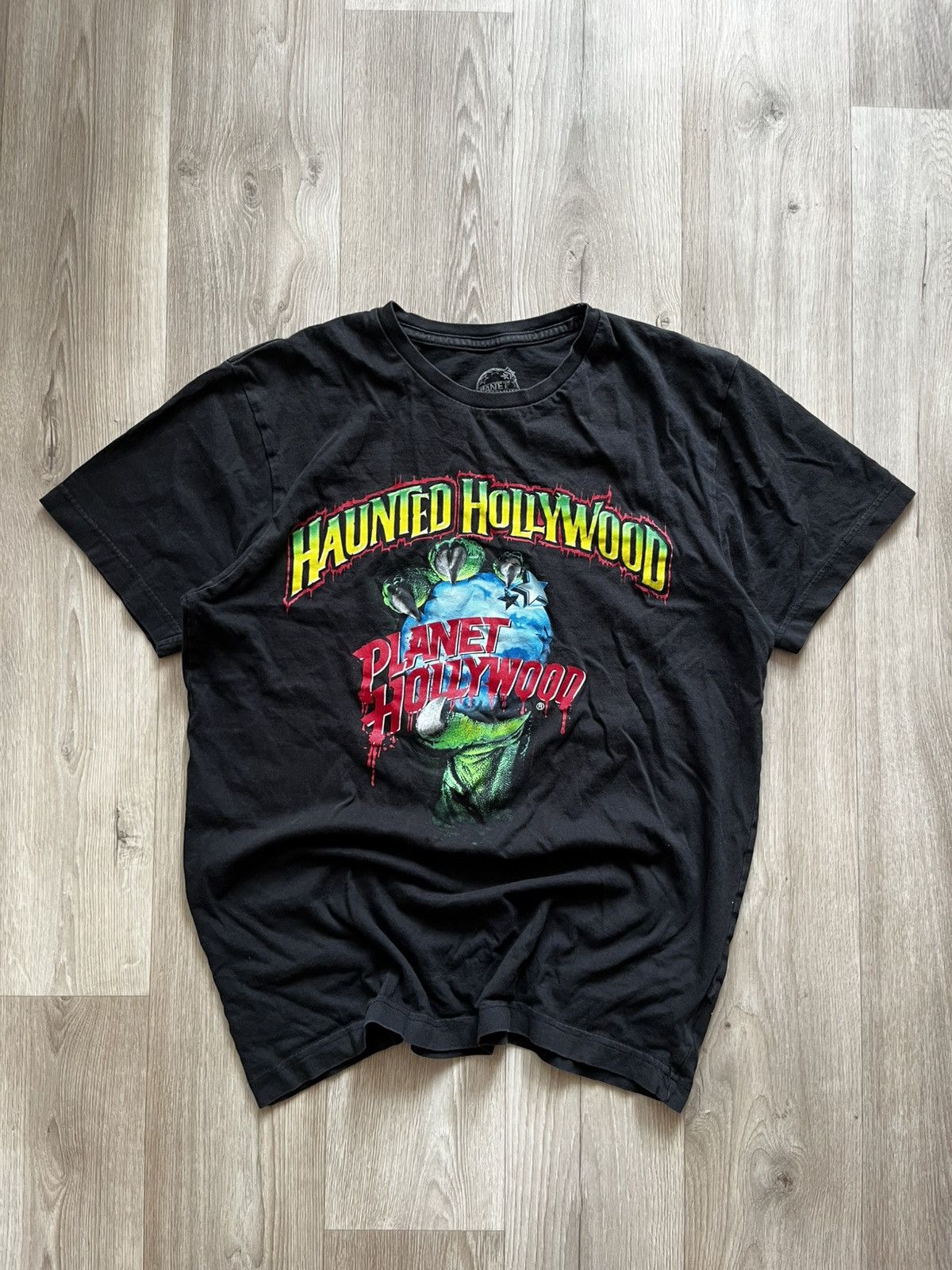 Planet Hollywood × Vintage Vintage Planet Hollywood Haunted Hollywood Tee Size US M / EU 48-50 / 2 - 1 Thumbnail