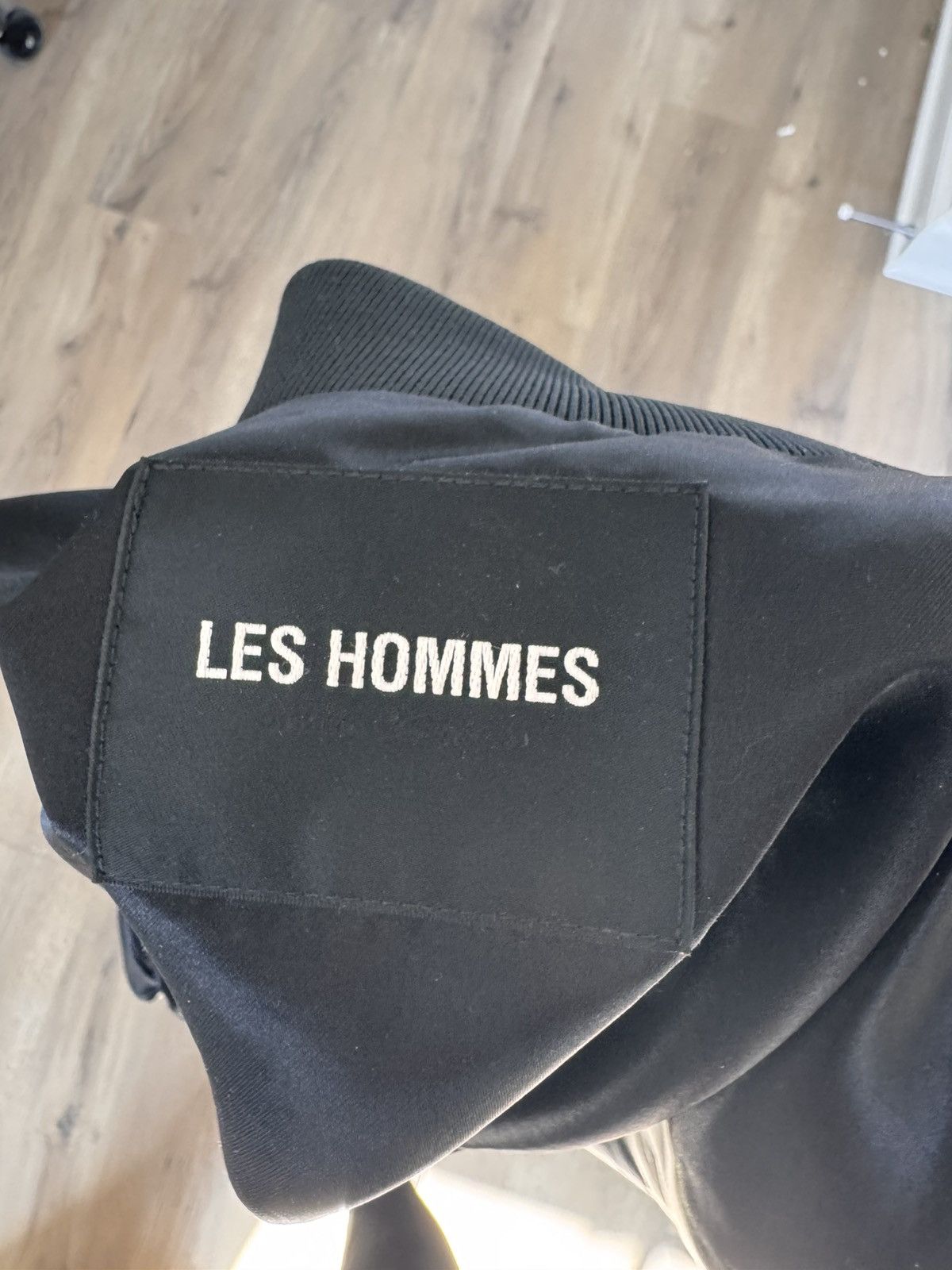 Les Hommes BLACK SURREALISTIC FACE PRINT BOMBER JACKET Size US M / EU 48-50 / 2 - 5 Thumbnail