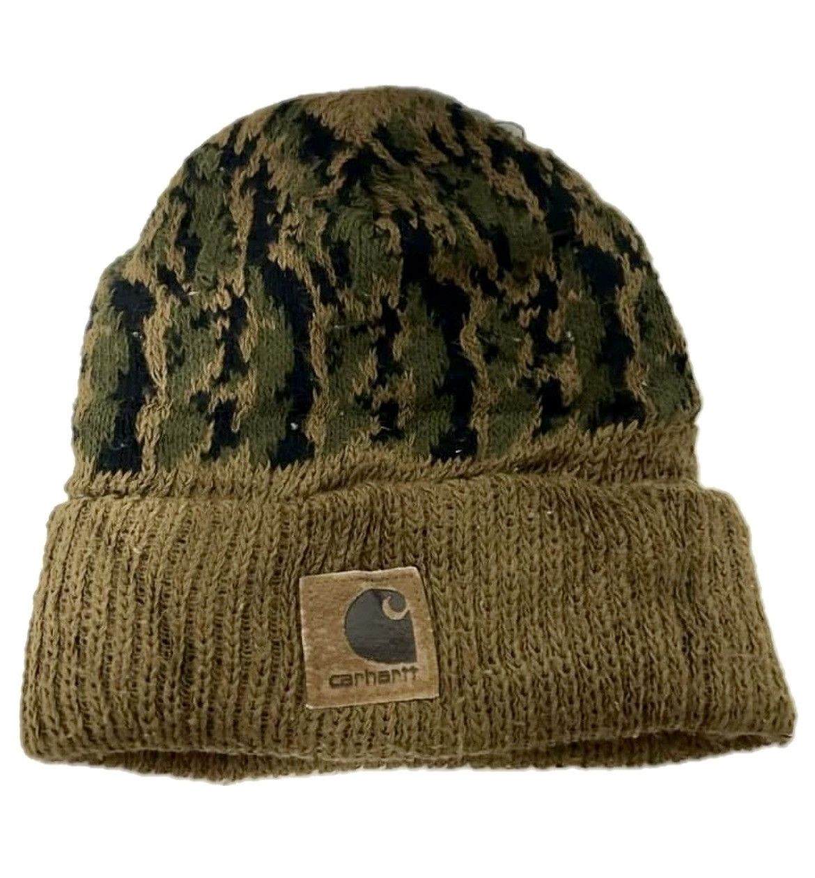 Calvin Klein × Carhartt × Vintage Vintage Carhartt beanie leopard Size ONE SIZE - 1 Thumbnail