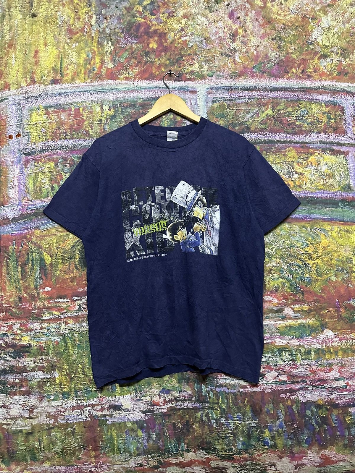 Japanese Brand Vintage Anime Detective Conan Size US L / EU 52-54 / 3 - 1 Thumbnail