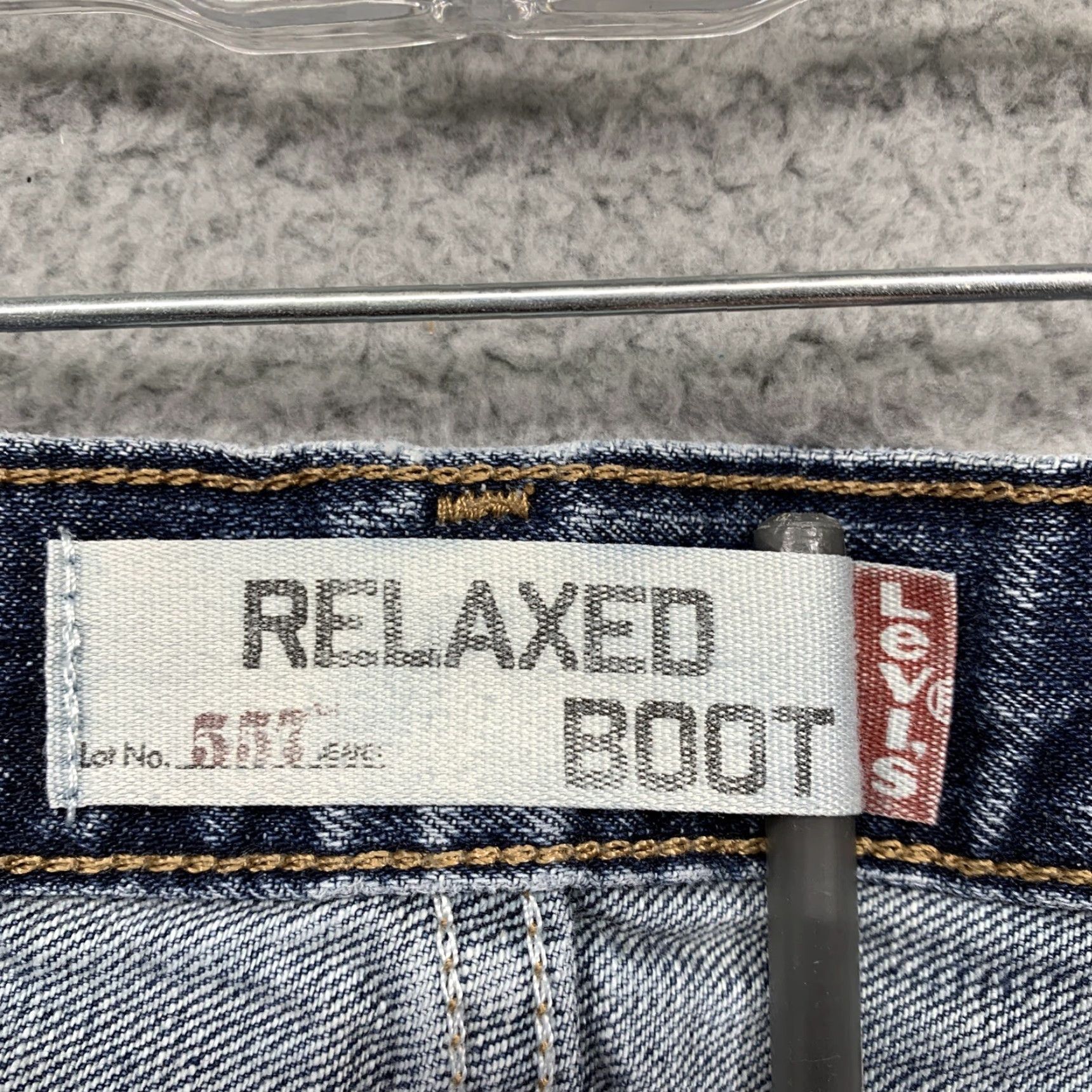 Levi's Levi's Jeans 557 Bootcut Relaxed 38W x 25.5L Regular Men Blue Medium Wash Size US 38 / EU 54 - 7 Thumbnail