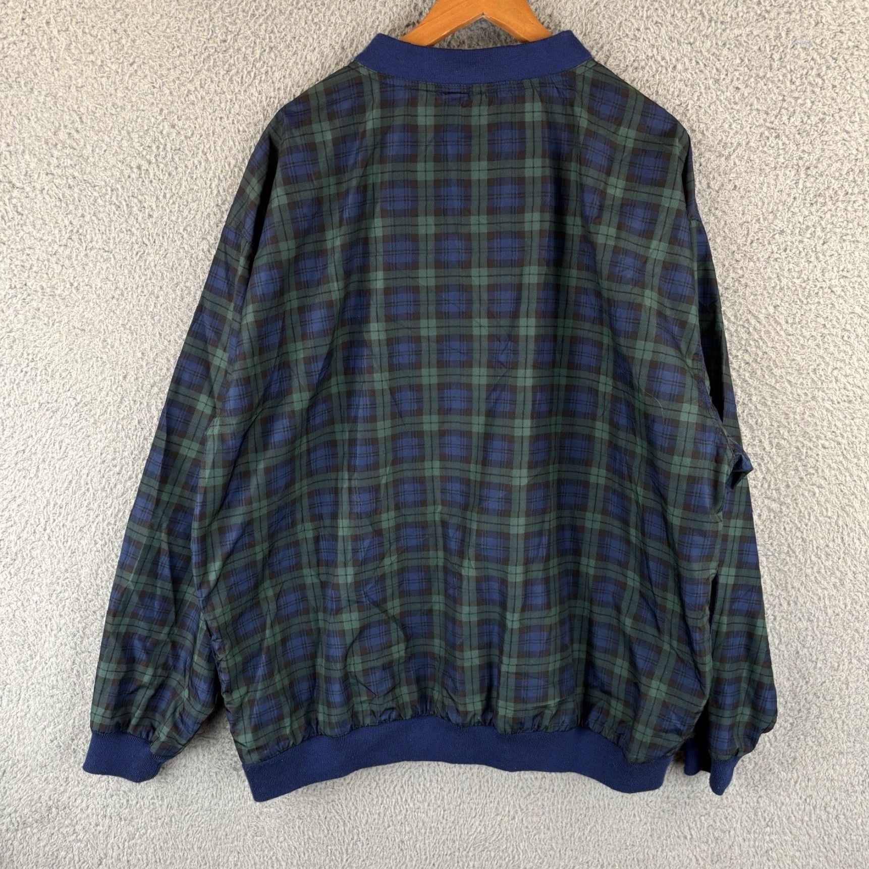 Rains VINTAGE Fuzzy Zoeller Windbreaker Jacket Mens 2XL Tartan Plaid Pockets Zip Full Zip Retro Golf Outdoor Spring Fall Winter Mens Size US XXL / EU 58 / 5 - 6 Thumbnail
