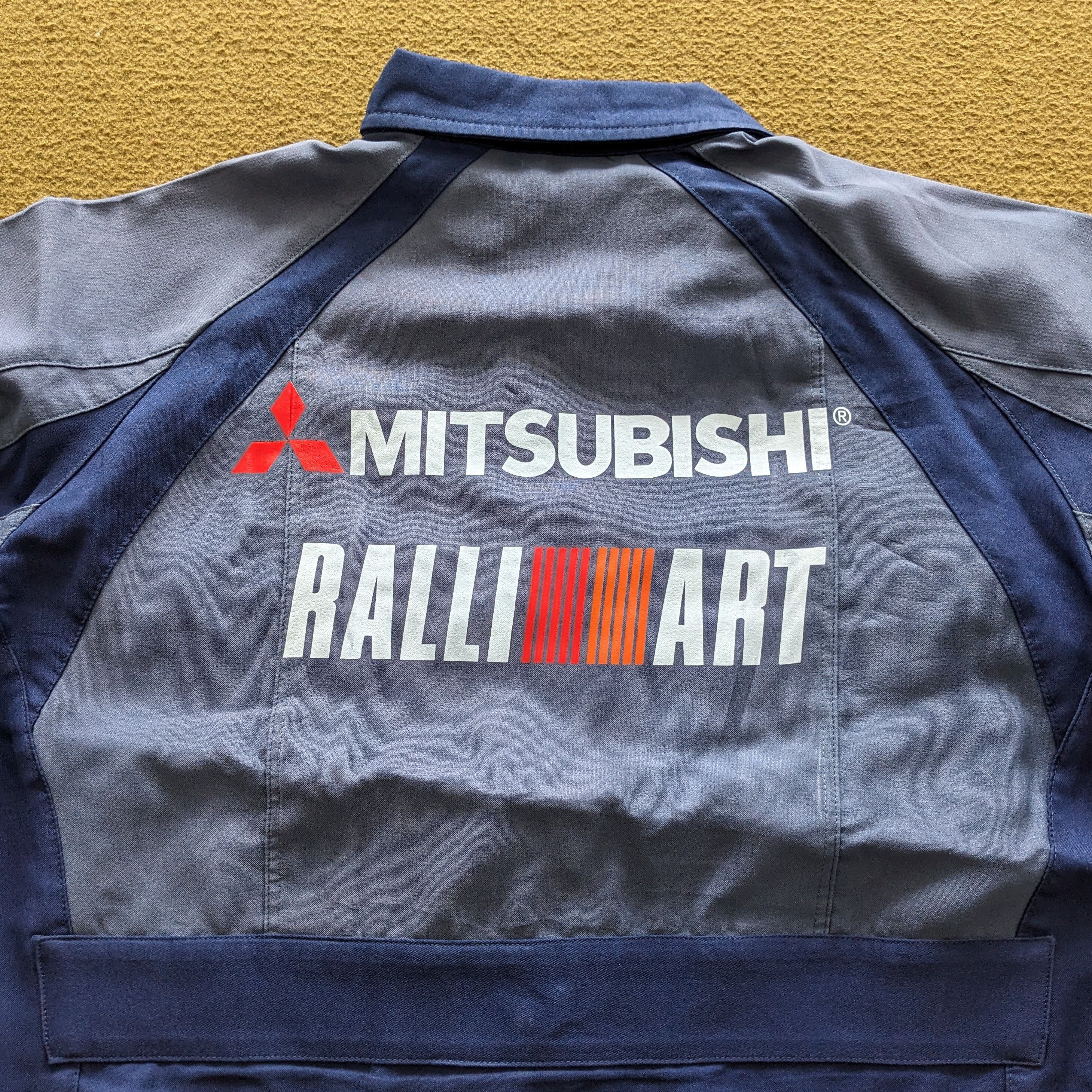 Vintage Vintage MITSUBISHI RALLI ART Japanese Racing Uniform Jacket Size US S / EU 44-46 / 1 - 2 Thumbnail