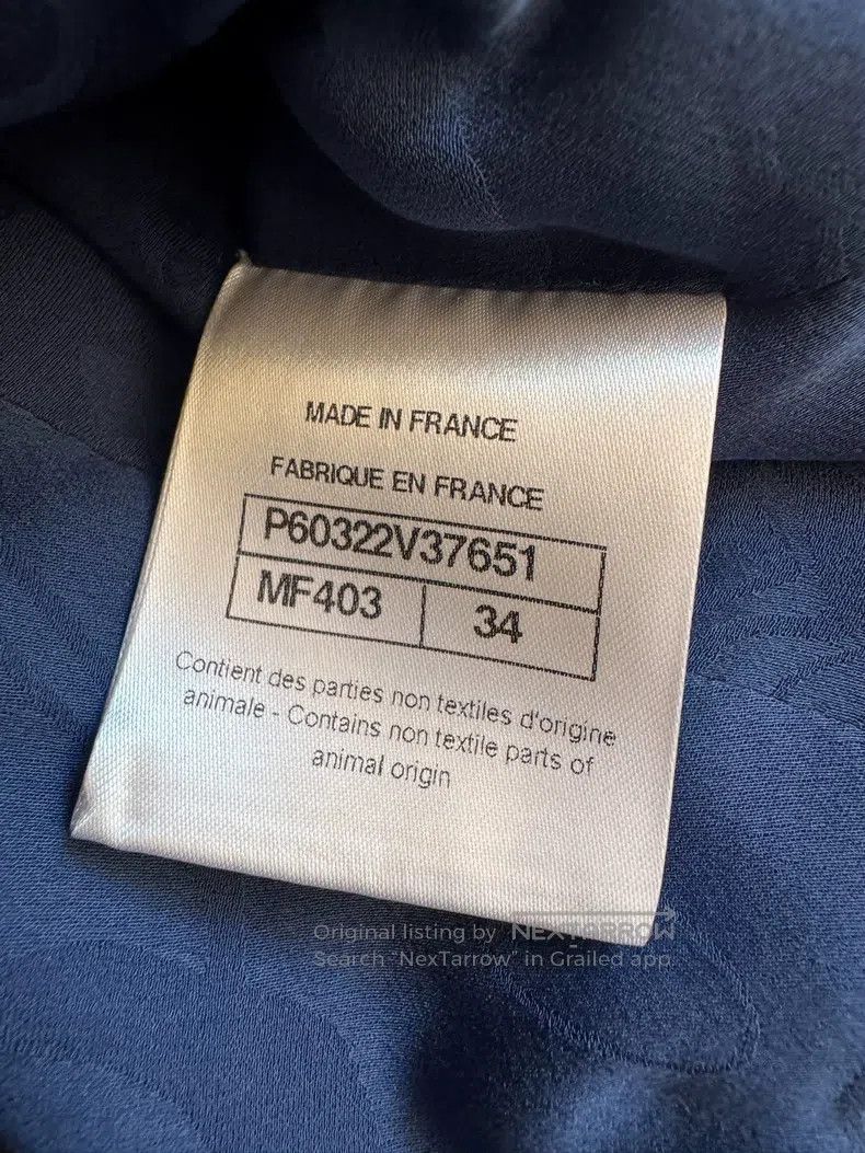 Chanel Chanel Cruise ship series blue short jacket Size XXS / US 00 / IT 34 - 5 Thumbnail