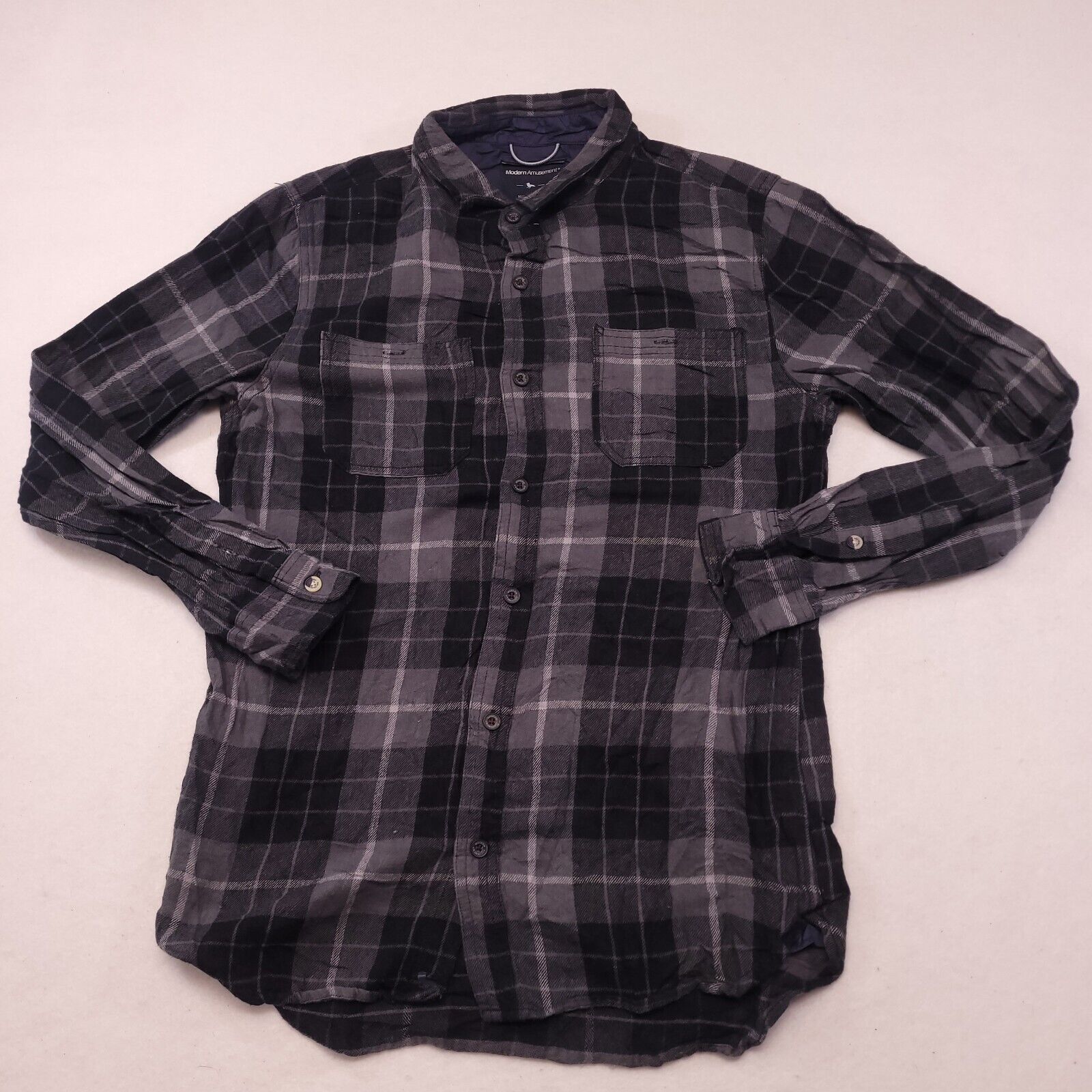 Modern Amusement Modern Amusement Tartan Flannel Casual Shirt Womens Size M Size M / US 6-8 / IT 42-44 - 2 Thumbnail