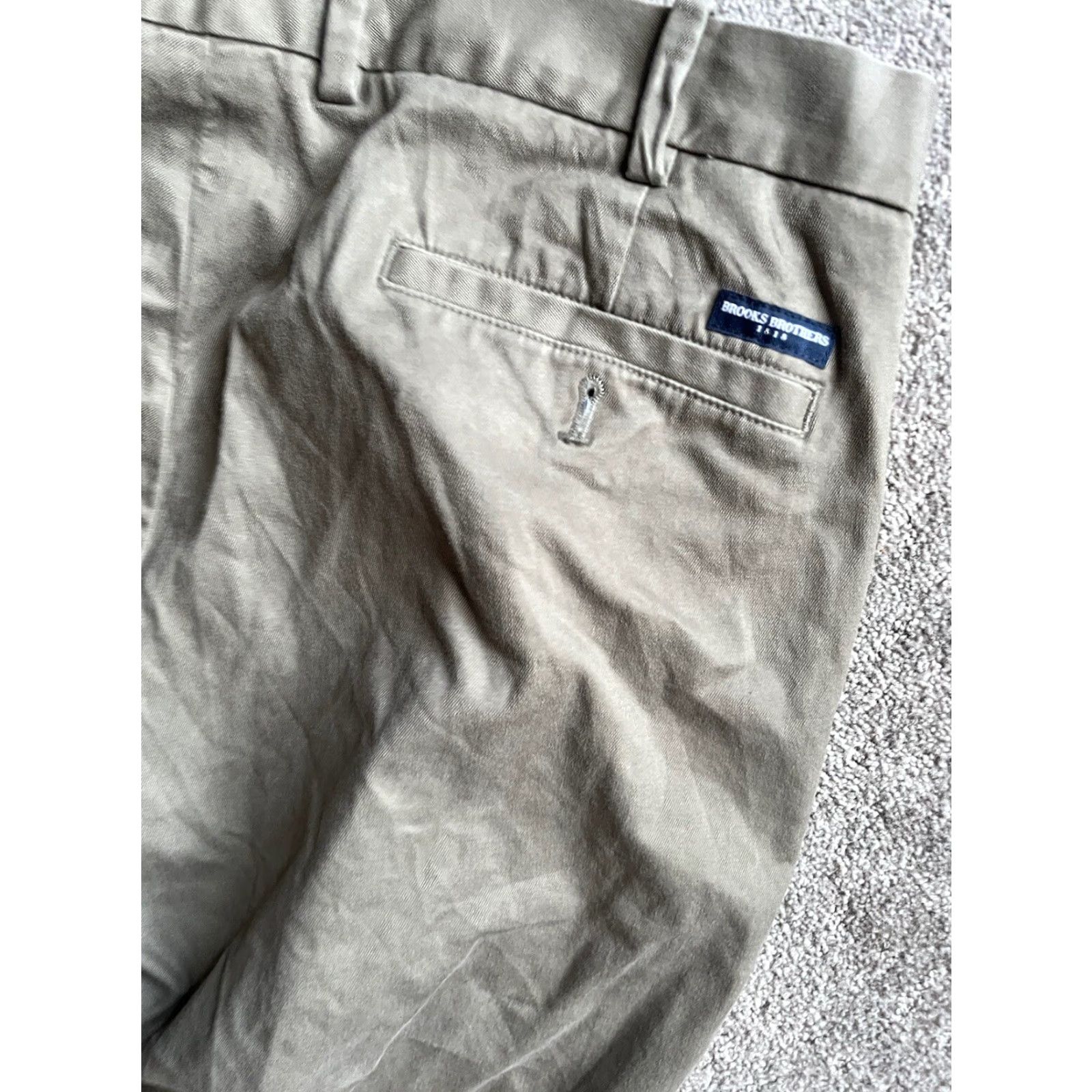 Brooks Brothers Vintage Brooks Brothers Men’s Green Chino Pants 38x30 Clark Straight Flat Front Belt Loops Size US 38 / EU 54 - 4 Thumbnail