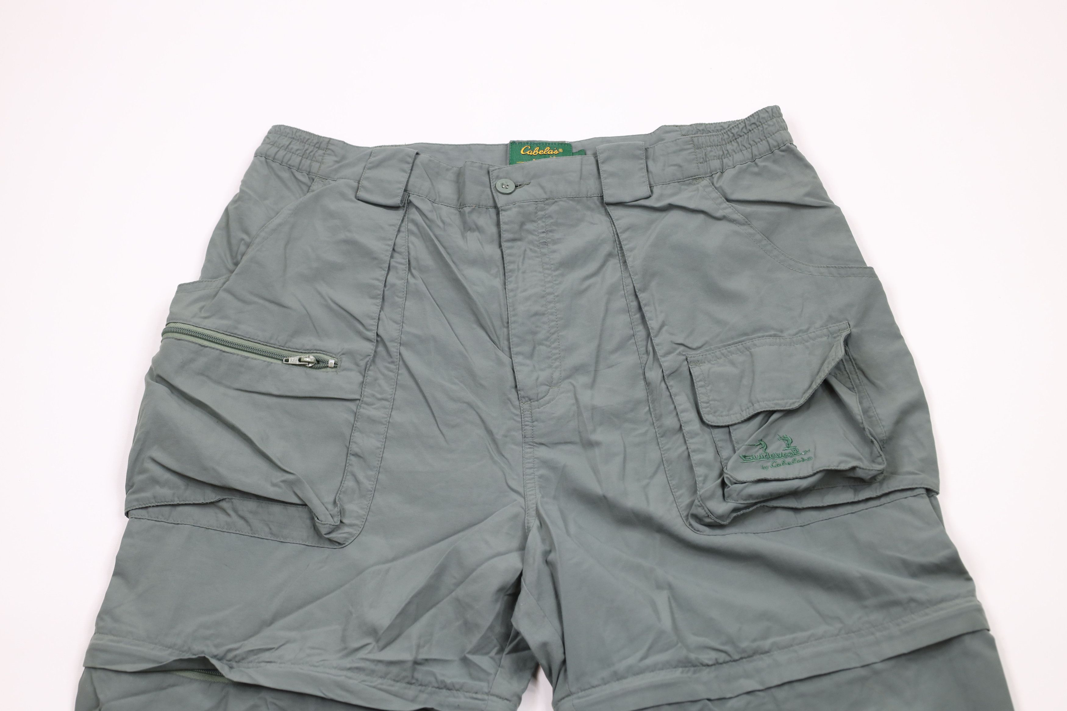 Cabelas × Vintage Vintage Cabelas Guidewear Convertible Cargo Pants Shorts Size US 36 / EU 52 - 2 Thumbnail