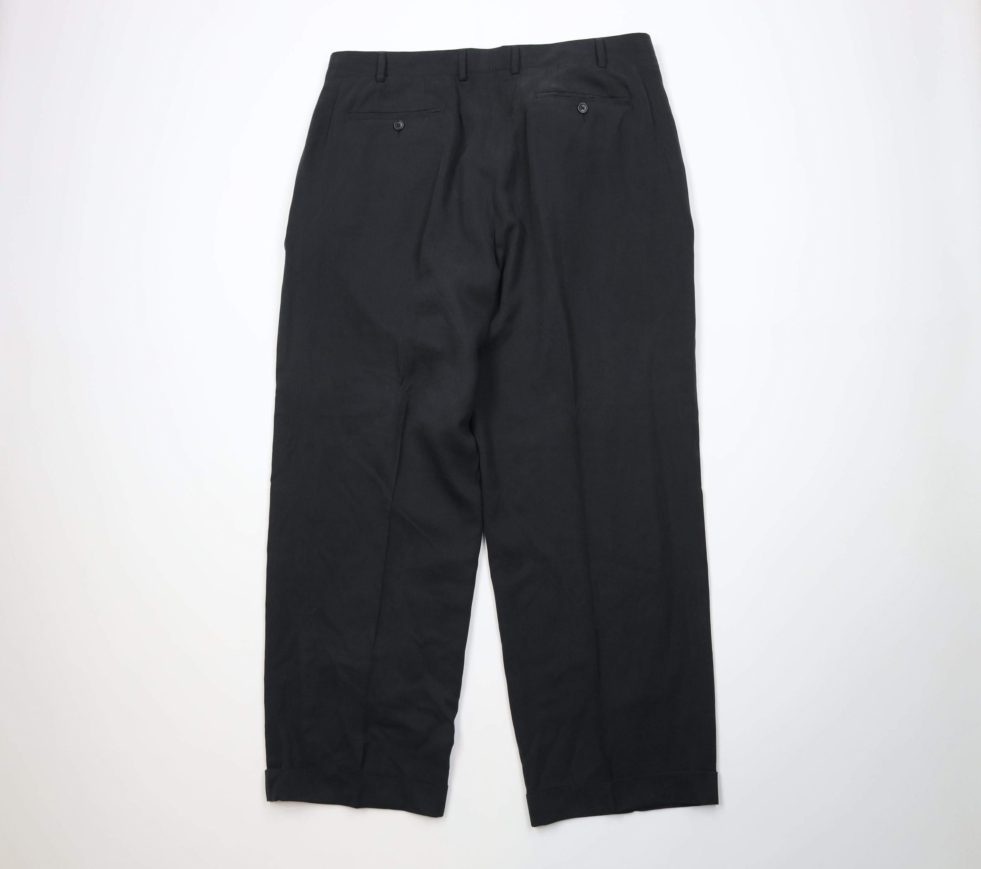 Nautica Vintage 90s Nautica Rigger Linen Wide Leg Chino Pants Black Size US 40 / EU 56 - 9 Thumbnail