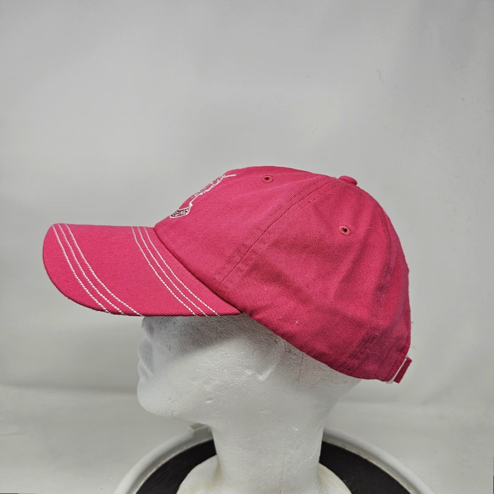 Pinko St Andrews Links Hat Cap Baseball Cap Pink Tartan Embroidered Adjustable One Size Mens Cap Size ONE SIZE - 5 Thumbnail