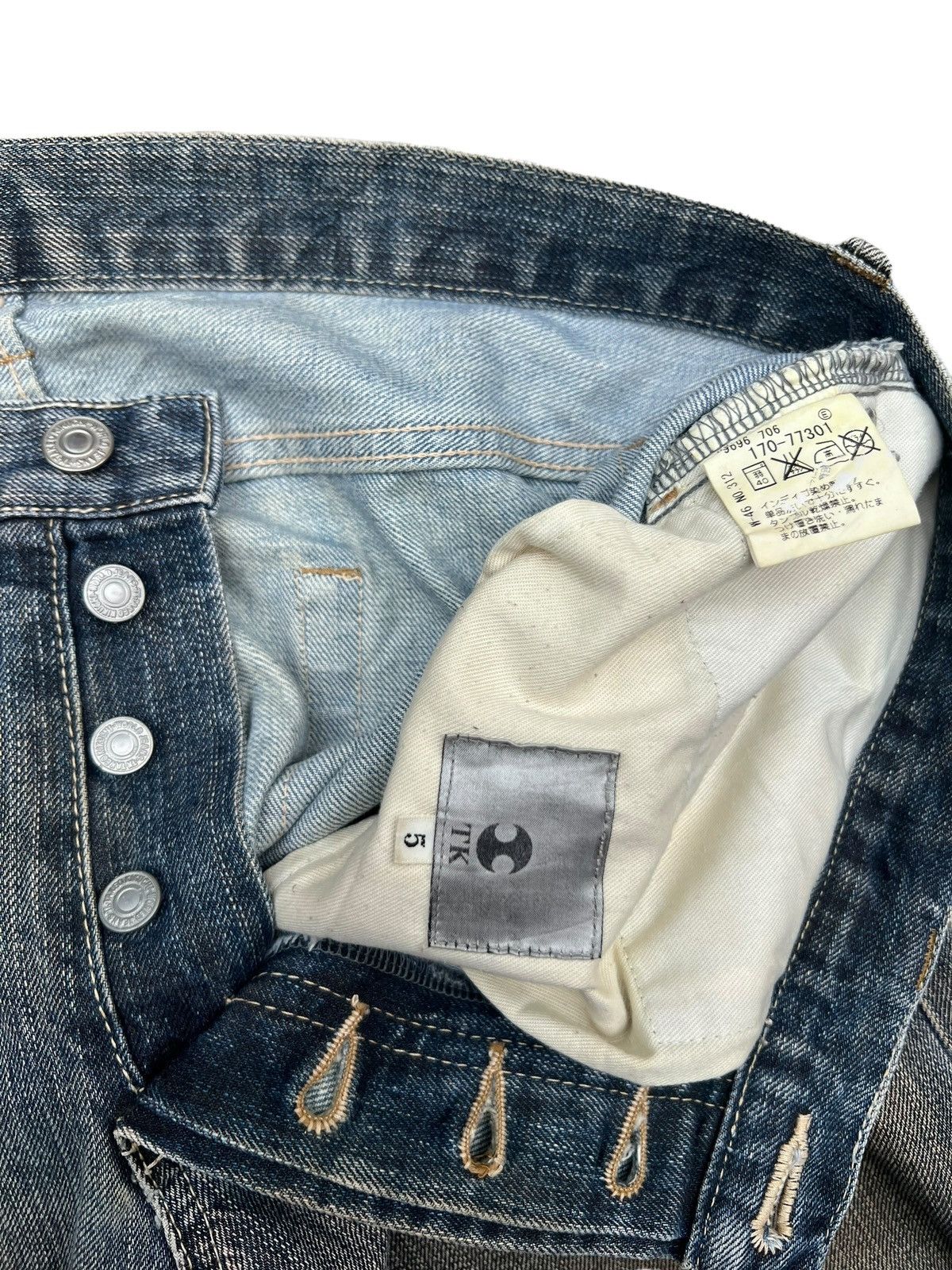 Takeo Kikuchi Takeo Kikuchi Japan Mudwash Straight Cut Denim Jeans 36x32 Size US 36 / EU 52 - 9 Thumbnail