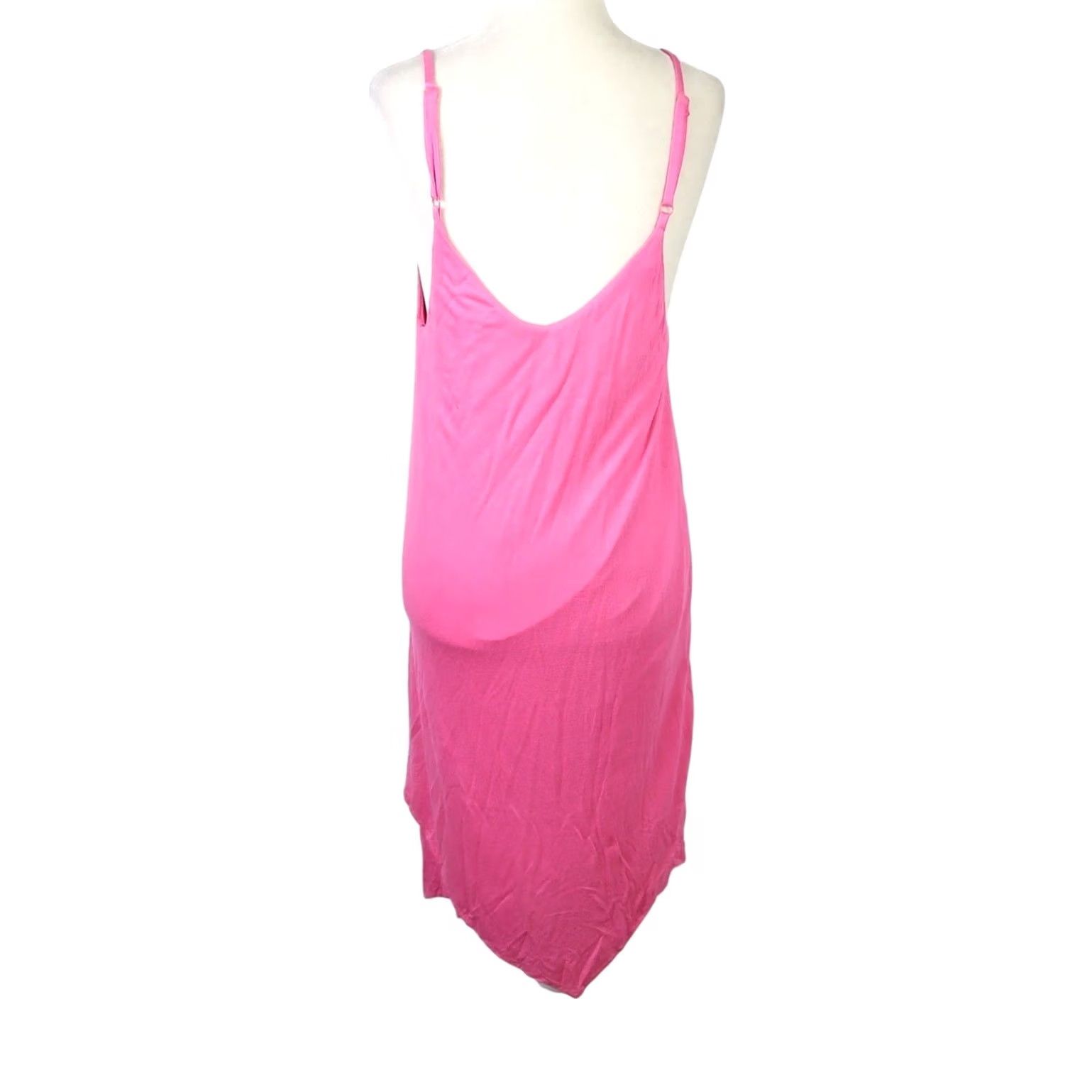 Vintage VINTAGE INC Pink Sequin Butterfly Embellished Midi Dress XL Women's Sleeveless 90s Bohemian Spring Summer Size XL / US 12-14 / IT 48-50 - 4 Thumbnail