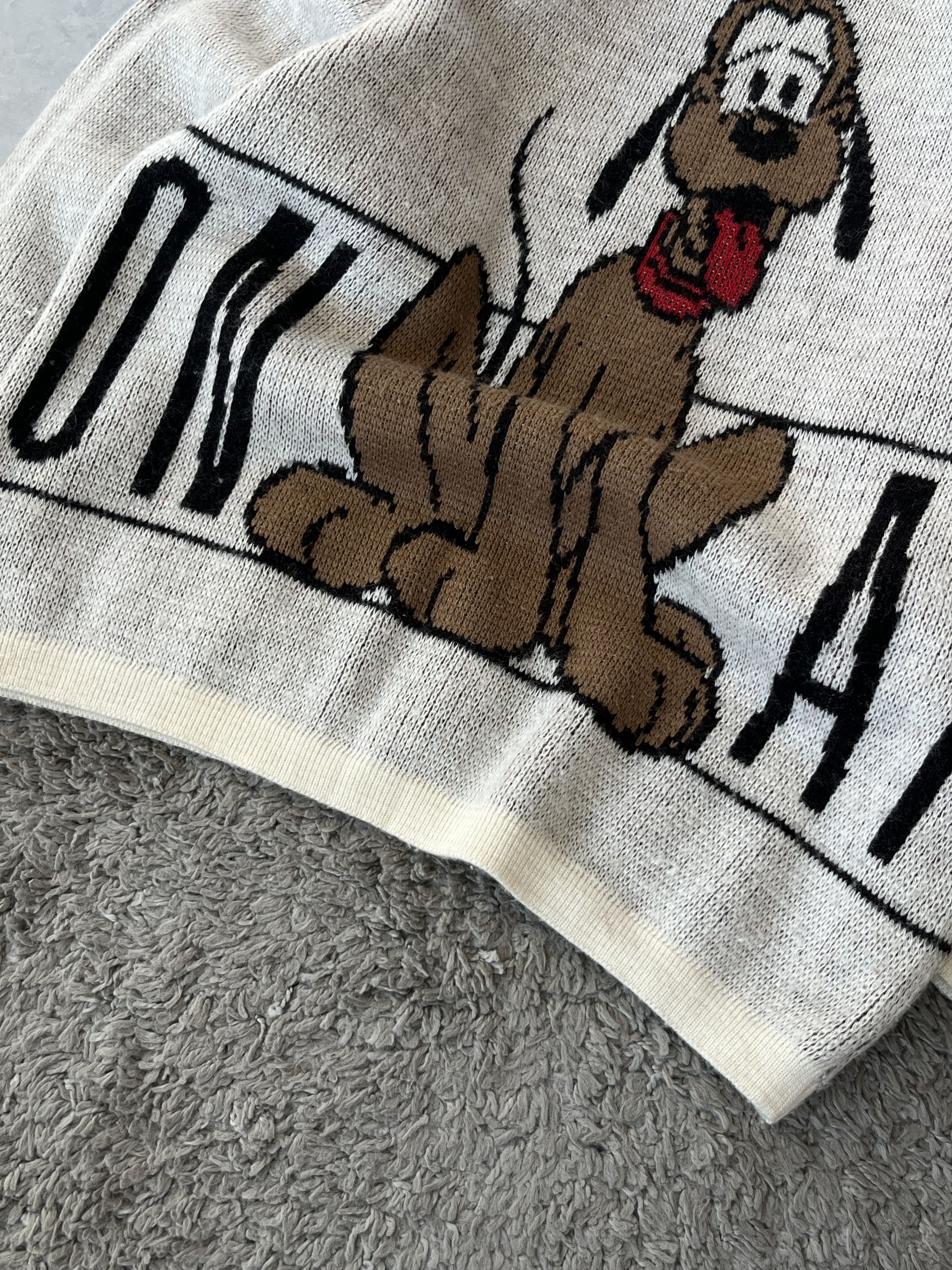 Disney DISNEY Vintage Sweater Pluto Pattern “APPLICATION” Size US L / EU 52-54 / 3 - 5 Thumbnail