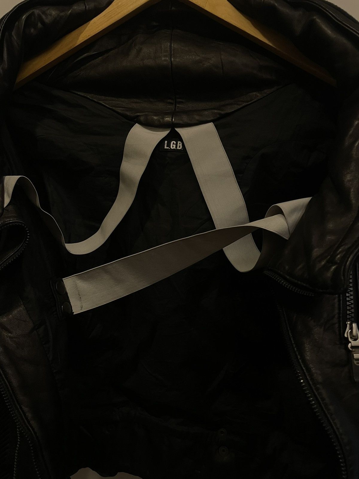 Le Grande Bleu (L.G.B.) L.G.B BONO-9 leather jacket Size US XS / EU 42 / 0 - 10 Thumbnail