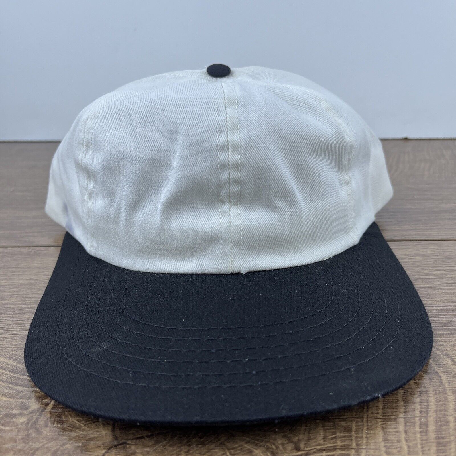 Other Plain White Black Hat White Hat Adjustable Snapback Adult Si Size ONE SIZE - 4 Thumbnail