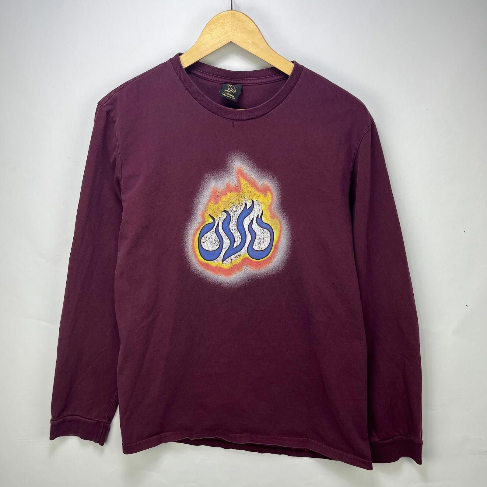 Other OVO October's Very Own Drake Owl Flames Shirt XL Size US XL / EU 56 / 4 - 4 Thumbnail
