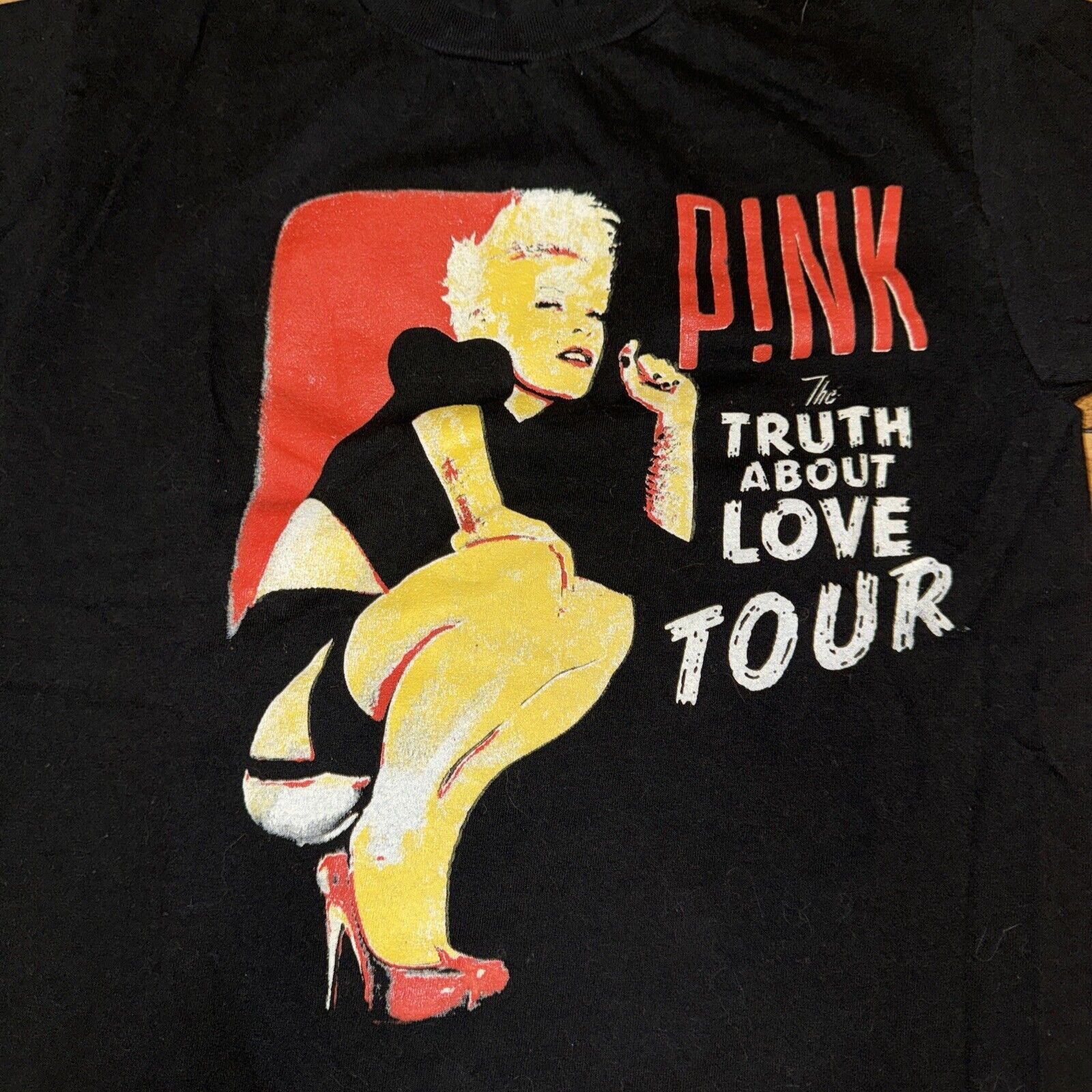 Band Tees × Pink Vintage Y2K P!nk Your T-Shirt Black Small 17x24 Size US S / EU 44-46 / 1 - 2 Thumbnail