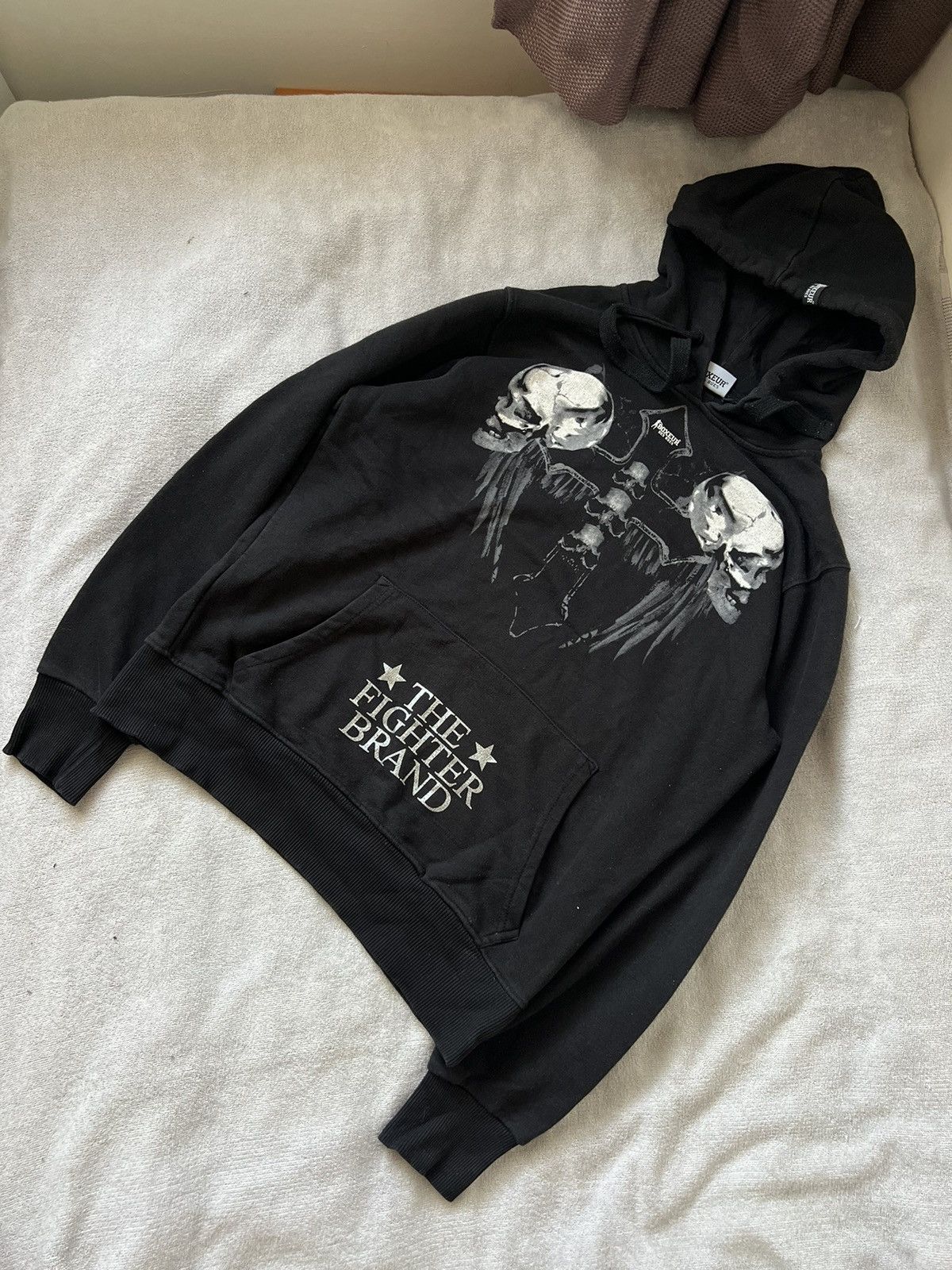 Affliction × Tapout Vintage affliction Tapout style avant garde punk hoodie 90s Size US L / EU 52-54 / 3 - 1 Thumbnail