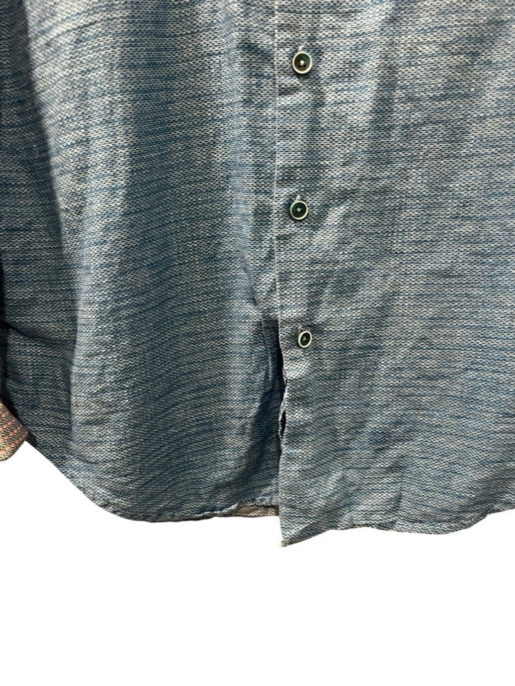 Robert Graham Robert Graham Flip Cuff Linen Button Down Shirt Size Small Size US S / EU 44-46 / 1 - 5 Thumbnail