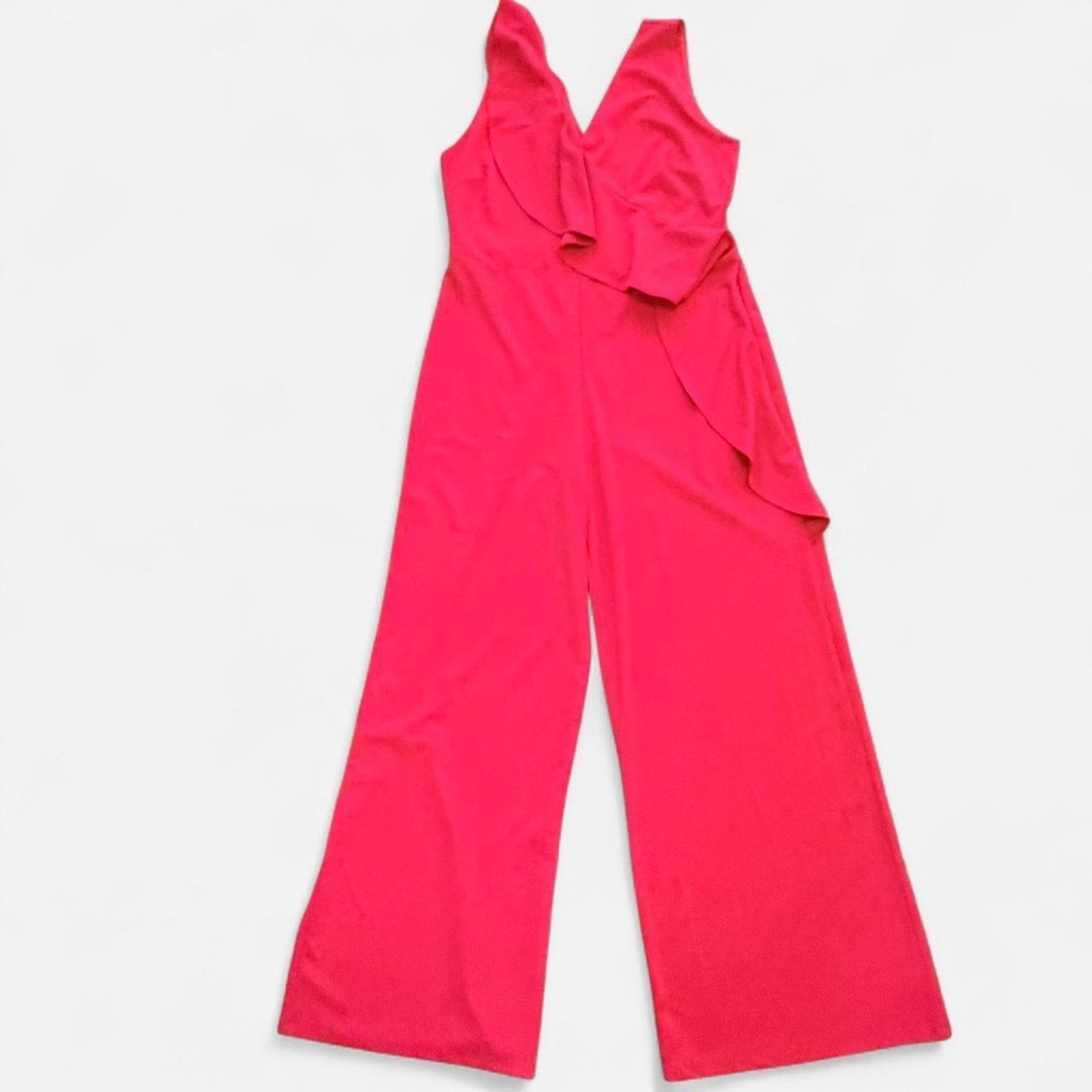 Other Red jumpsuit for plus size women 3XL Size 40" / US 18 - 1 Thumbnail