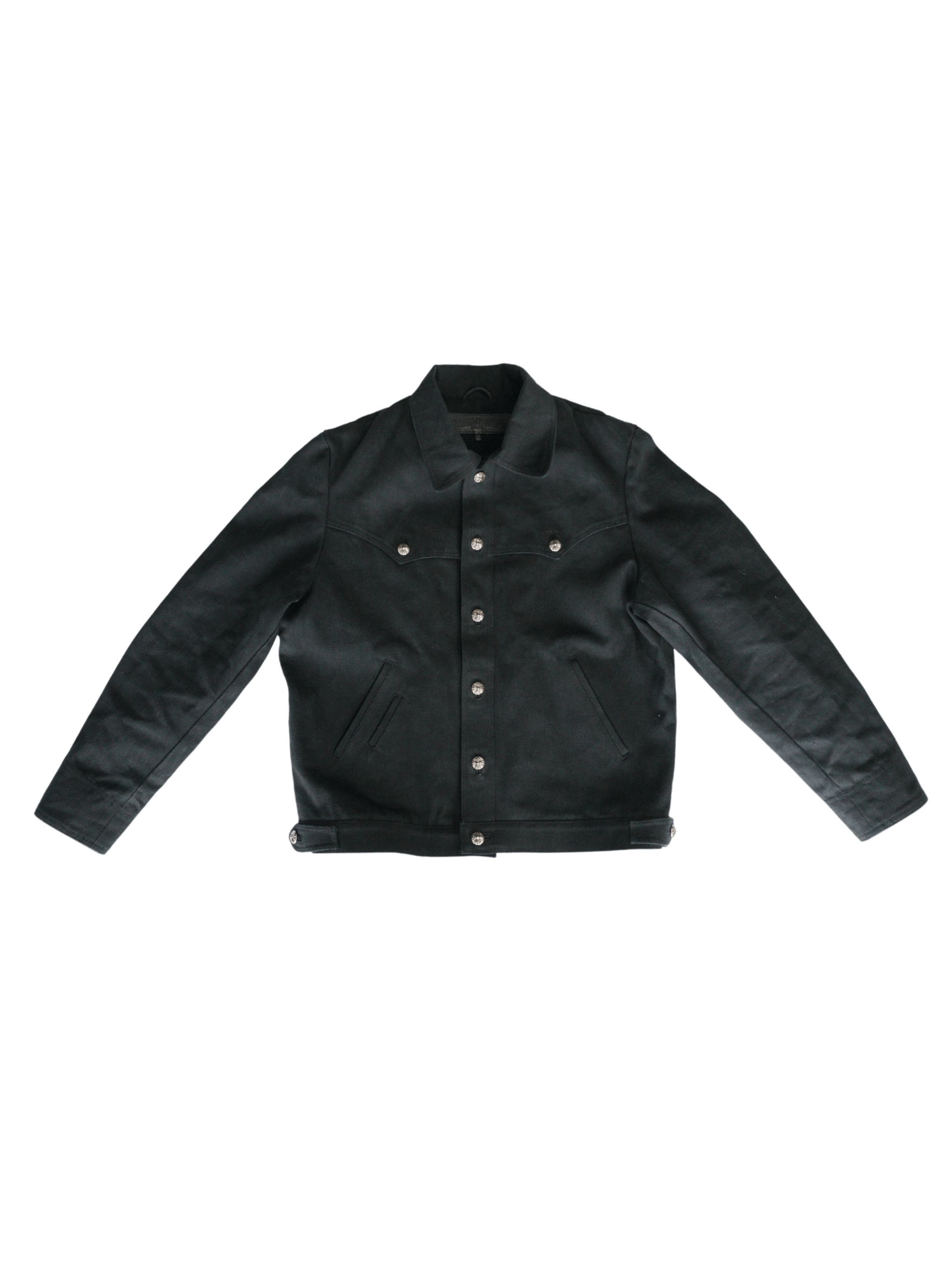 Chrome Hearts Chrome Hearts Floral Cross Patch Trucker Jacket Size US L / EU 52-54 / 3 - 2 Thumbnail