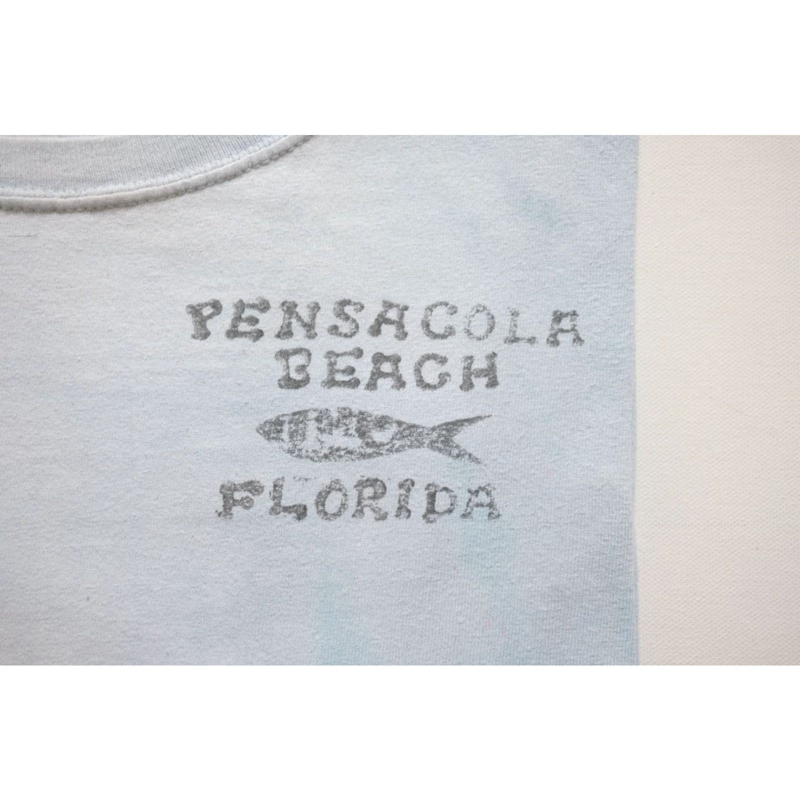 Anvil VINTAGE 90s SHARK ALL OVER PRINT SEA WATER GRAPHIC TIE DYE SHIRT XL Men Shirt Graphic 90s Florida Ocean Blue Cotton Anvil Size US XL / EU 56 / 4 - 4 Thumbnail