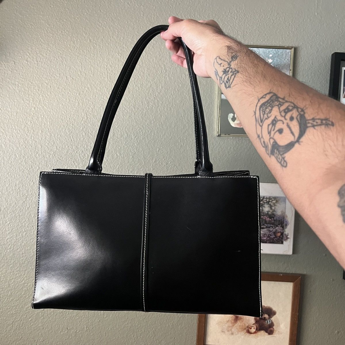 Genuine Leather × Vintage × Wilsons Leather Wilson’s Leather Minimalist Shoulder Bag Size ONE SIZE - 2 Thumbnail