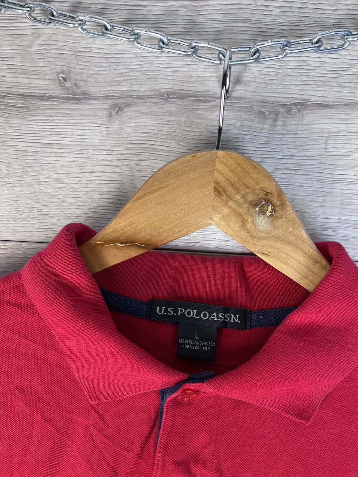 U.S. Polo Assn. vintage men's long sleeve U.S Poloassn #3 size L cotton Size US M / EU 48-50 / 2 - 7 Thumbnail