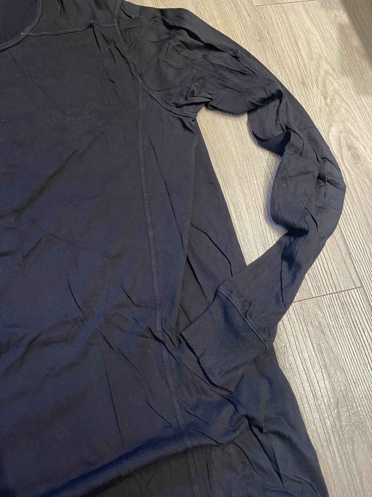 Rick Owens Drkshdw Rick Owens Extended Long Long Sleeve Tee Size US XL / EU 56 / 4 - 3 Thumbnail