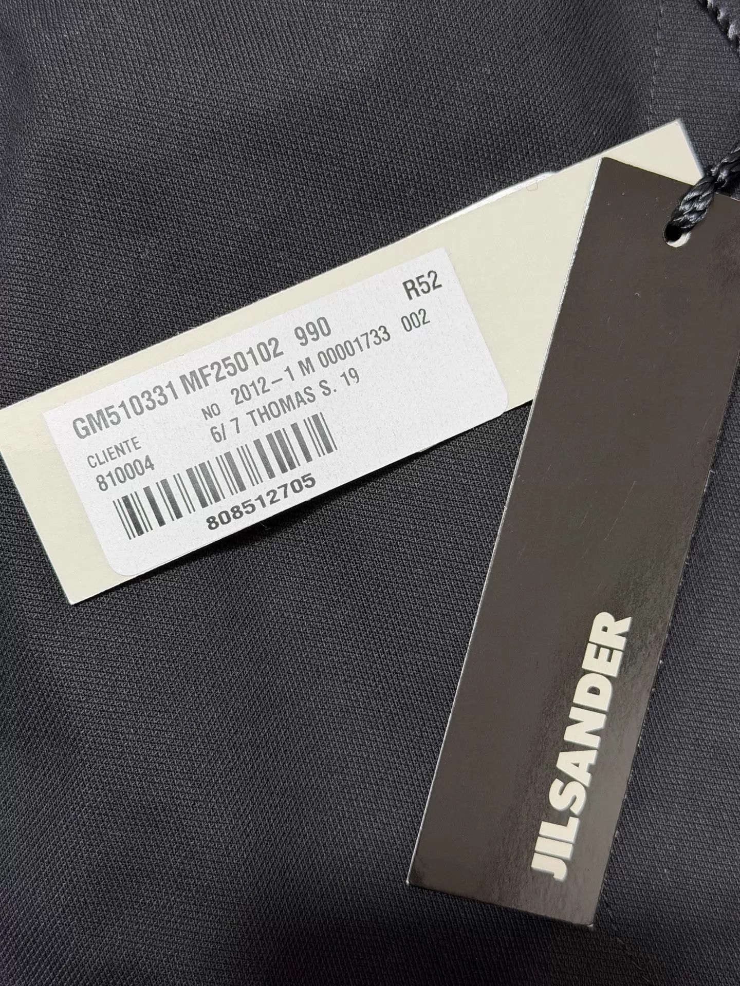 Jil Sander Jil Sander Black Slim Cotton Pants 52/54 Size US 38 / EU 54 - 7 Thumbnail