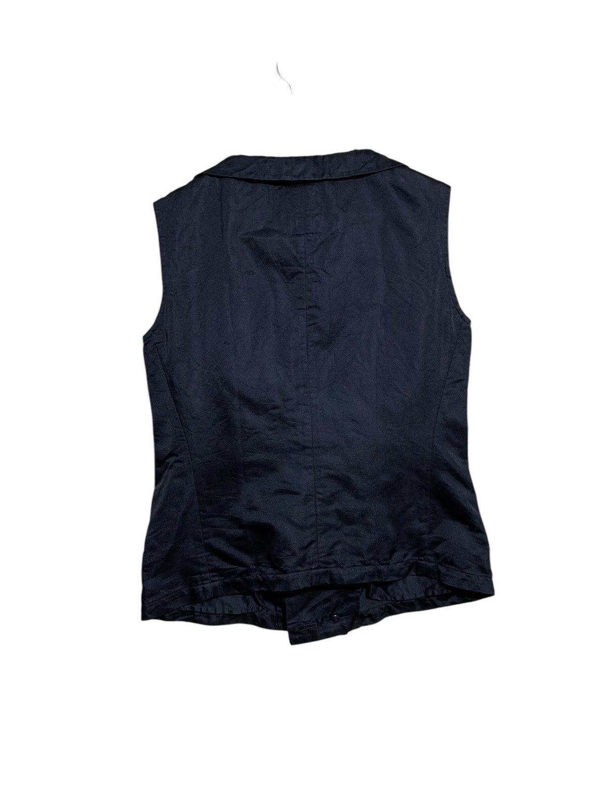 Limi Feu × Yohji Yamamoto 🔥LIMI FEU SILK VEST JACKETS BLACK Size M / US 6-8 / IT 42-44 - 4 Thumbnail