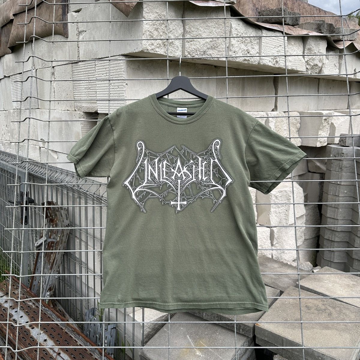 Band Tees Very Rare Unleashed Hammer Battalion 2008 T-Shirt Rock Metal Size US M / EU 48-50 / 2 - 2 Thumbnail