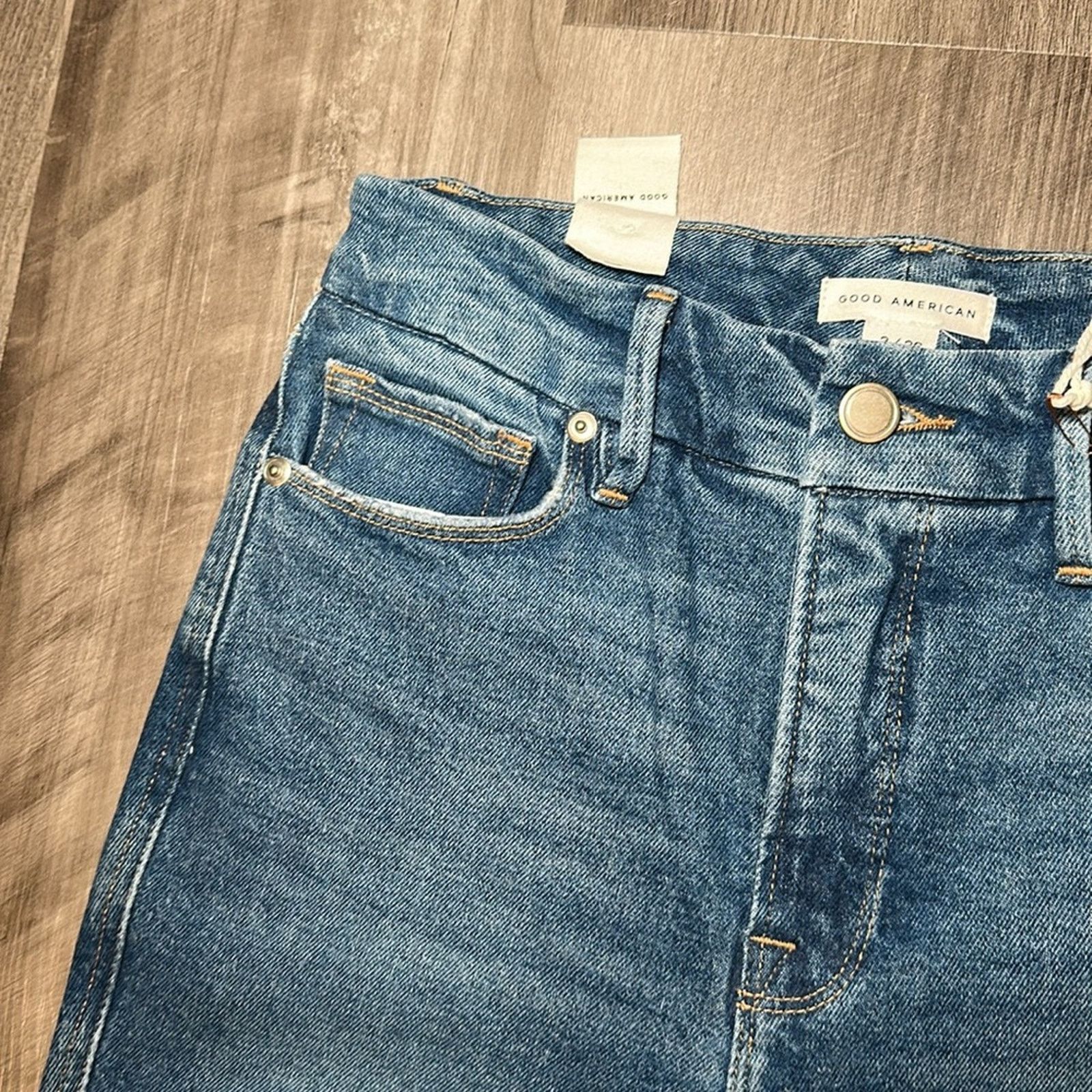 Good American Good American Good Curve Straight Jeans - 2/26 Size 26" / US 2 / IT 38 - 5 Thumbnail
