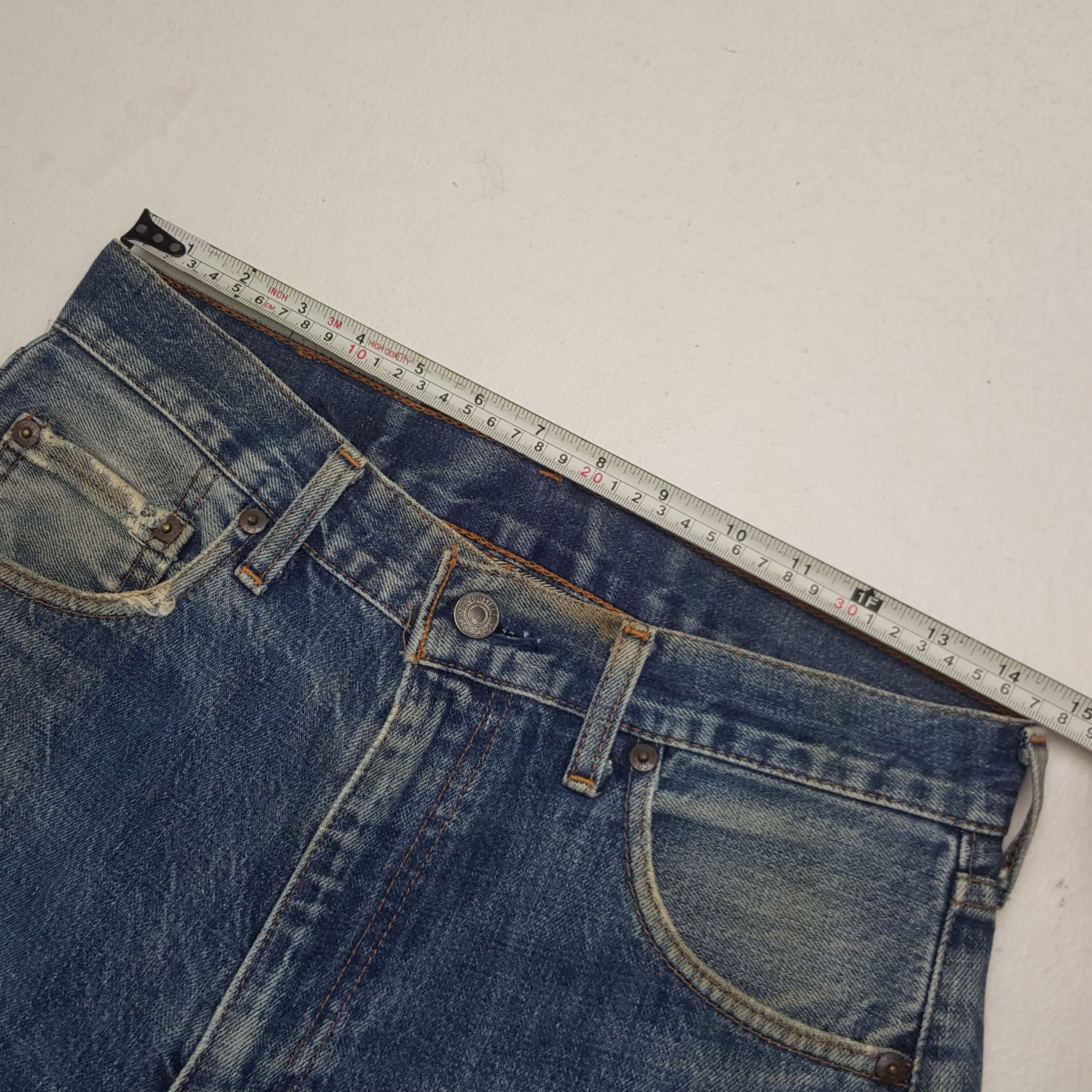 Levi's × Vintage Vintage Levi's Selvedge American Distressed Denim Jeans Size US 29 - 9 Thumbnail