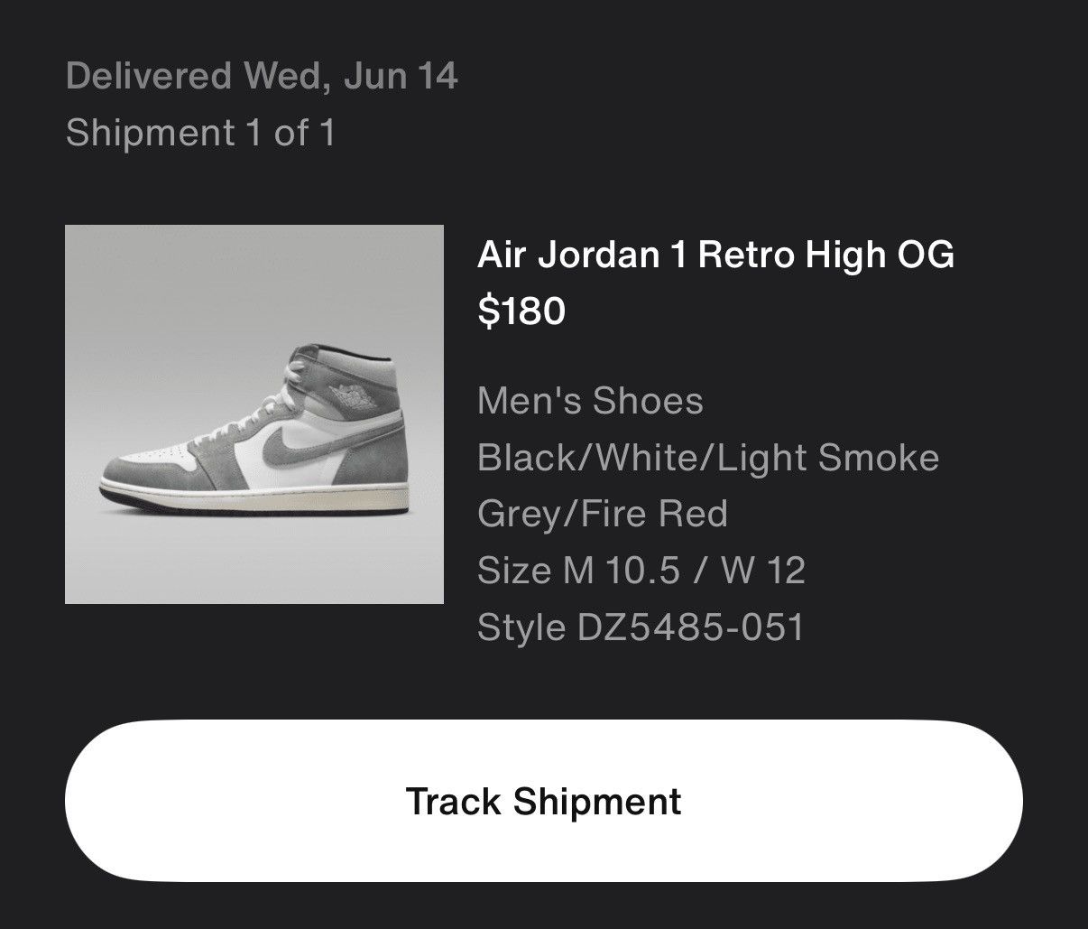 Jordan Brand Air Jordan 1 Retro High OG Size US 10.5 / EU 43-44 - 7 Thumbnail