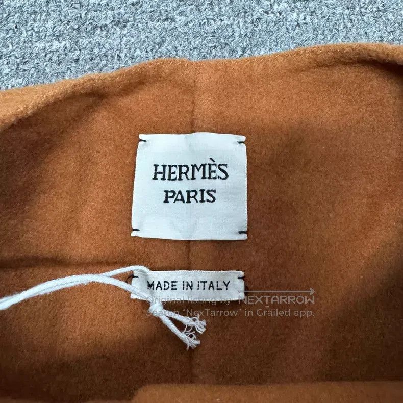Hermes Hermes Caramel Short Cashmere Crewneck Jacket Size XS / US 0-2 / IT 36-38 - 6 Thumbnail