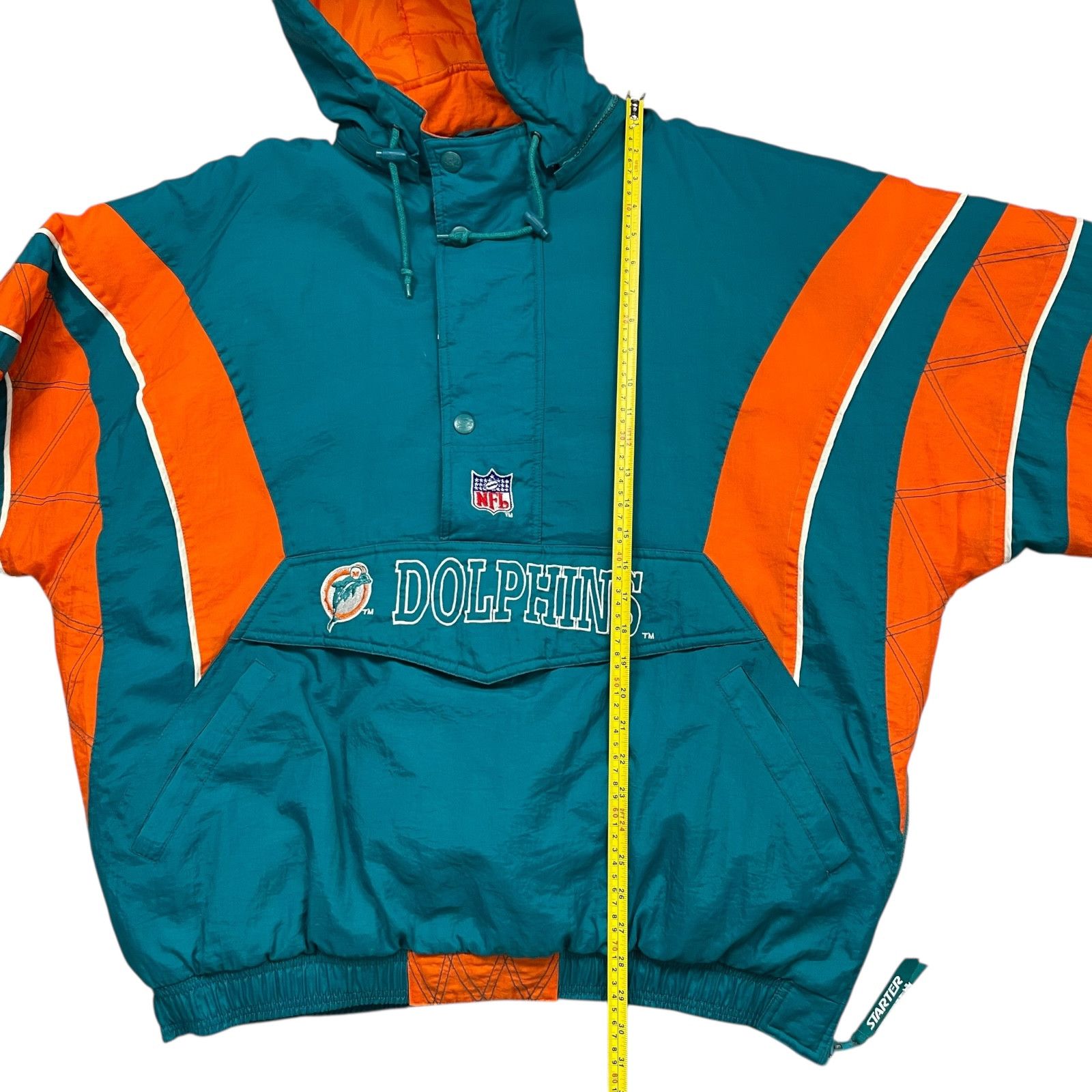 NFL VTG 90s MIAMI DOLPHINS STARTER PRO LINE PUFFER JACKET Size US XXL / EU 58 / 5 - 9 Thumbnail